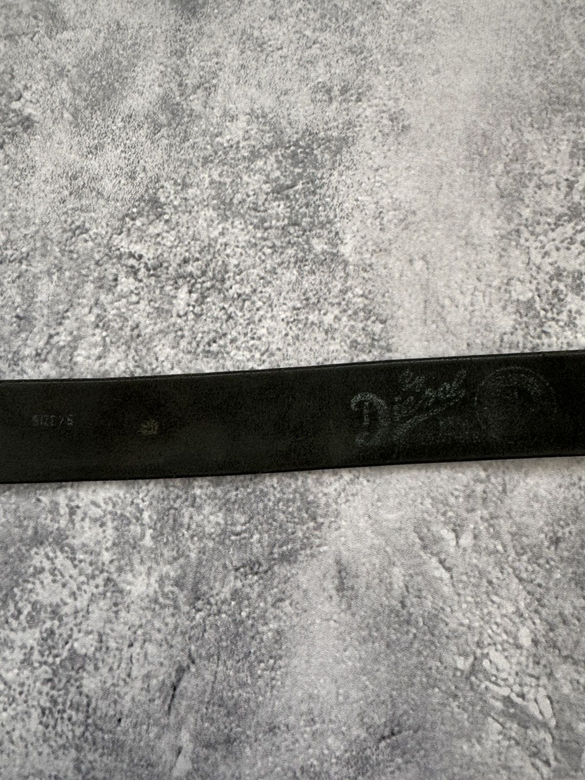 Diesel Vintage Diesel Leather Belt Big Logo 90s Y2K Size ONE SIZE - 9 Thumbnail