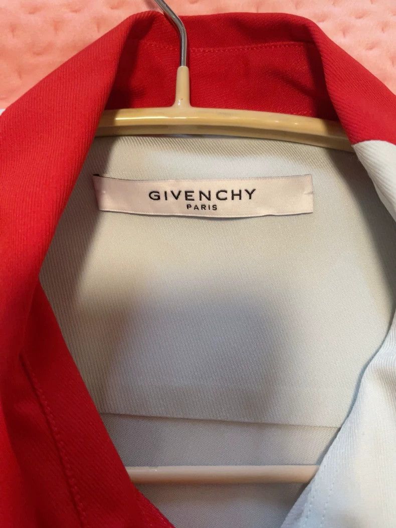 Givenchy Givenchy Size180 Red and White Color-blocked Shirt, Size 18 Size US M / EU 48-50 / 2 - 2 Thumbnail