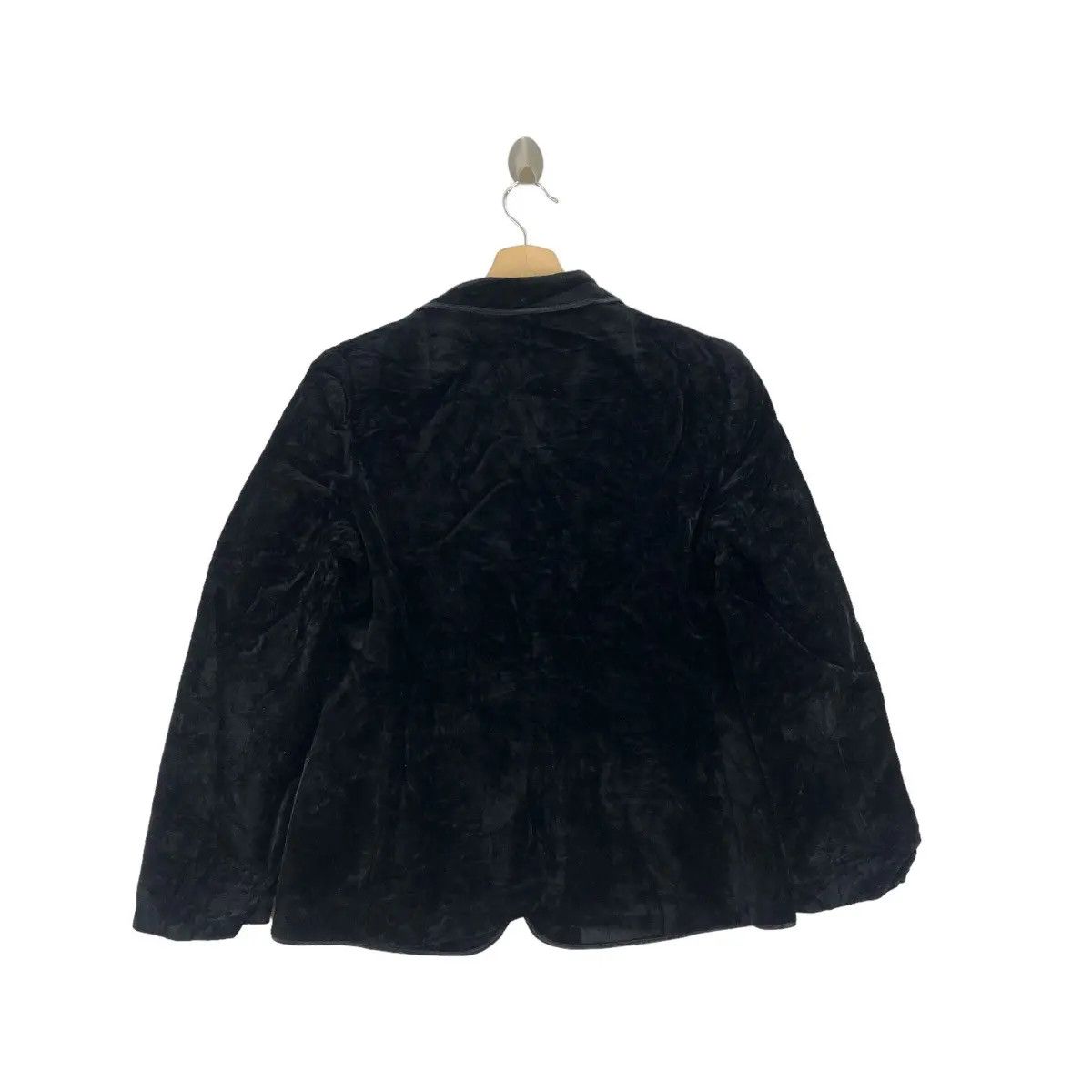 Louis Feraud Vtg 80’ LOUIS FERAUD PARIS Velvet Viscose Coat Blazer Suit Size S / US 4 / IT 40 - 3 Thumbnail