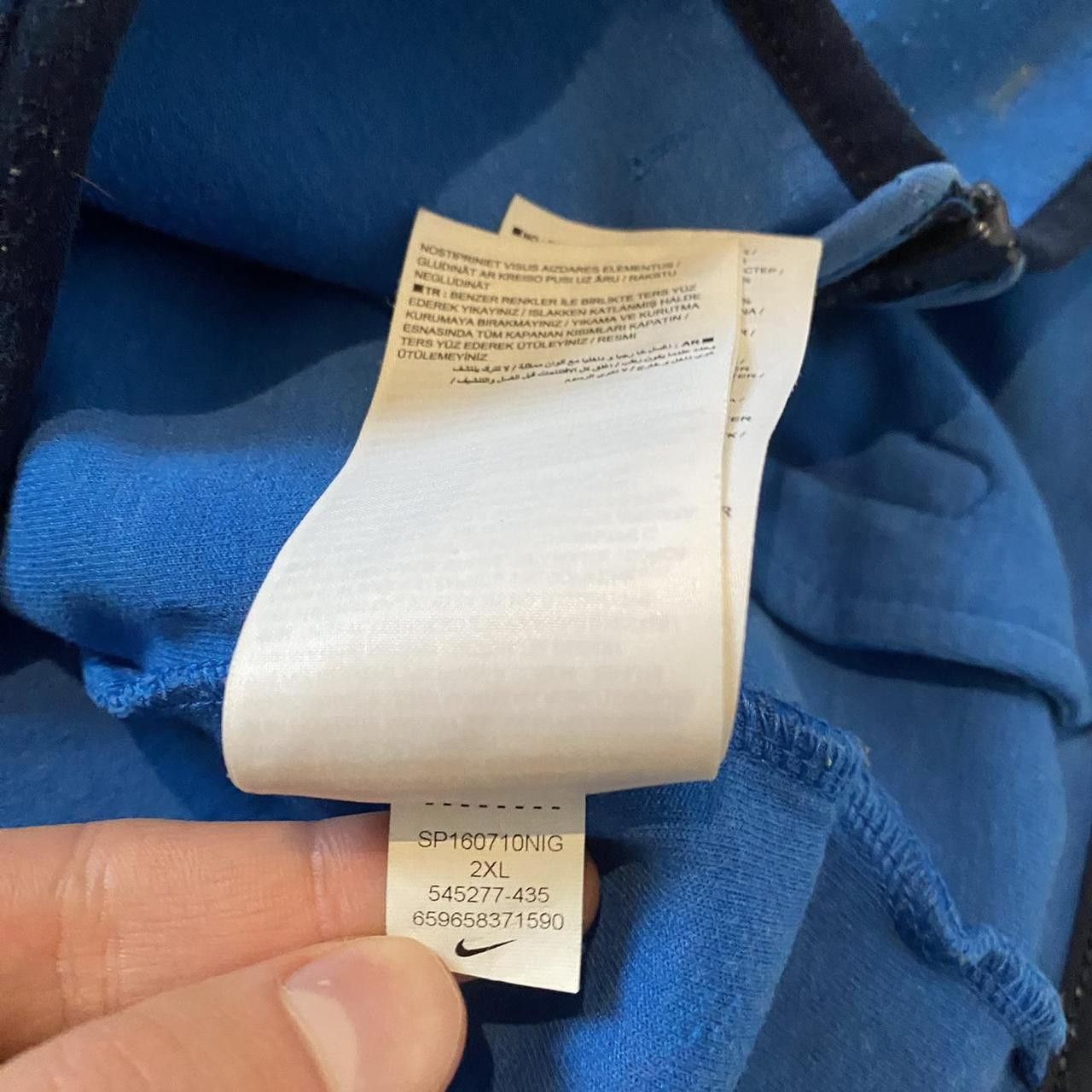 Nike Nike Tech Fleece blue hoodie Size US XXL / EU 58 / 5 - 4 Thumbnail