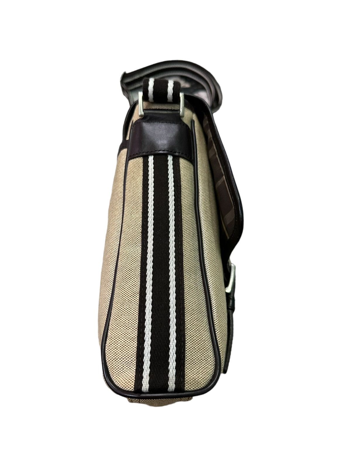 Burberry AUTHENTIC BURBERRY BLACK LABEL CANVAS CROSSBODY BAG Size ONE SIZE - 3 Thumbnail
