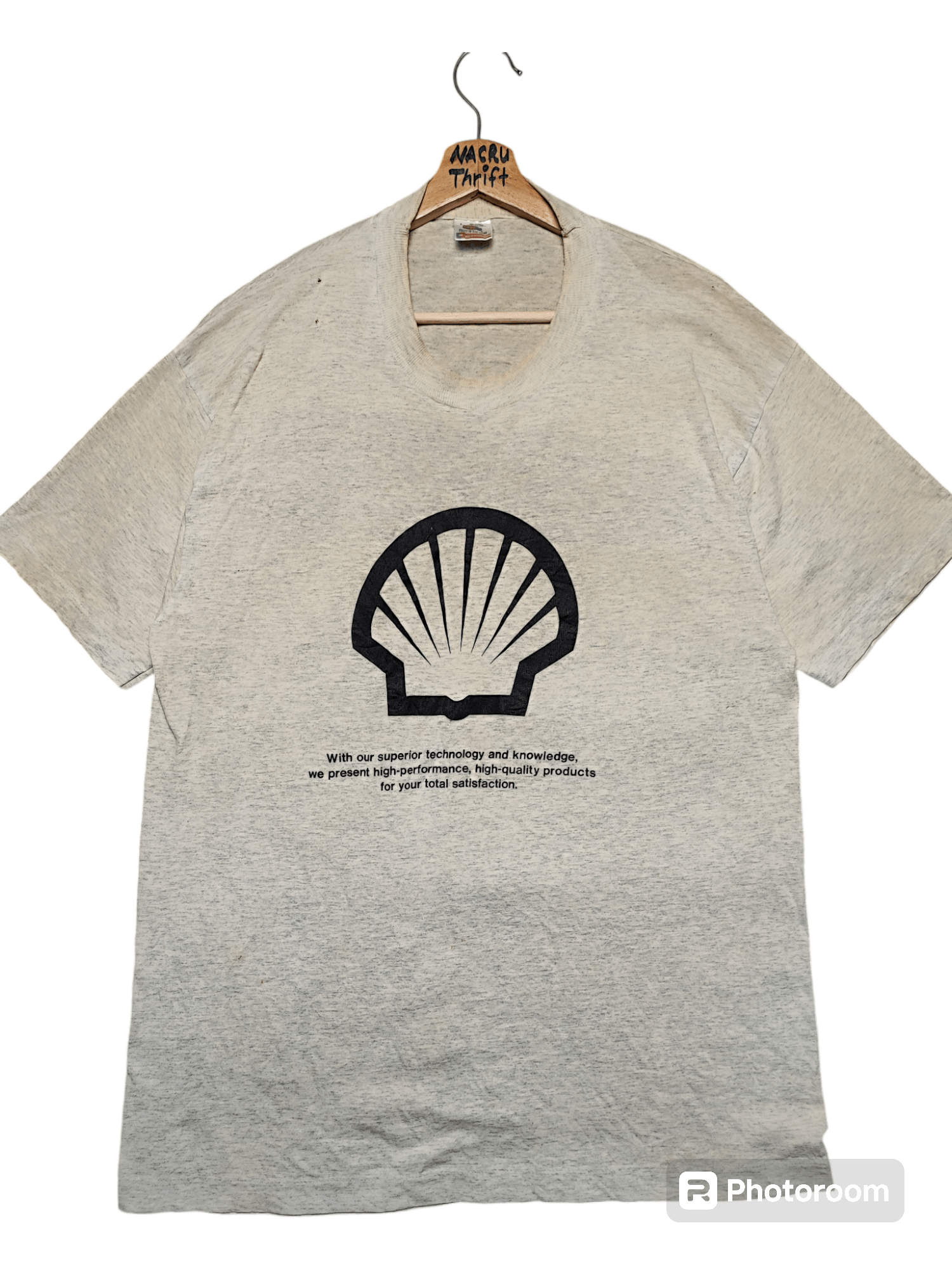 Fruit Of The Loom × Vintage Vintage Shell Tshirt Fruit of the loom Size US L / EU 52-54 / 3 - 1 Thumbnail