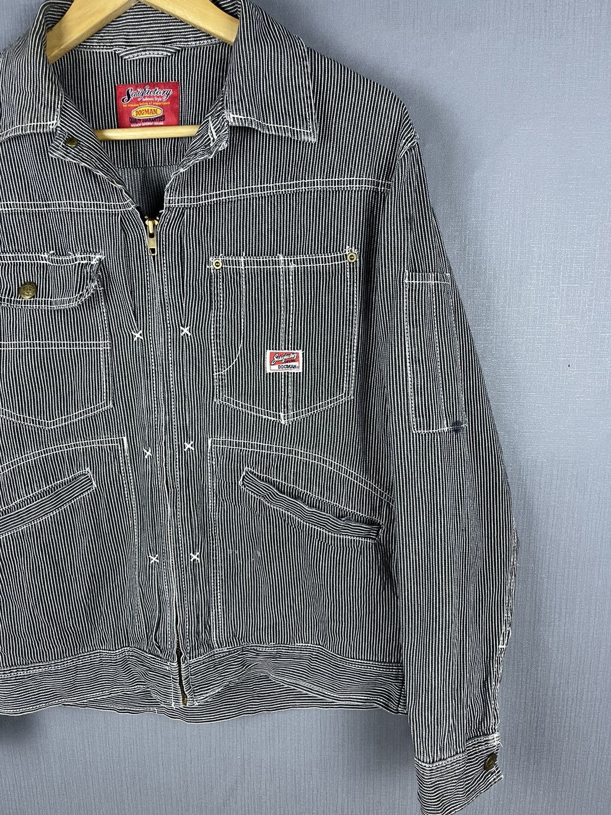 Hysteric Glamour Hysteric GLAMOUR Dogman Hickory Multipocket Workwear Jacket Size US M / EU 48-50 / 2 - 5 Thumbnail