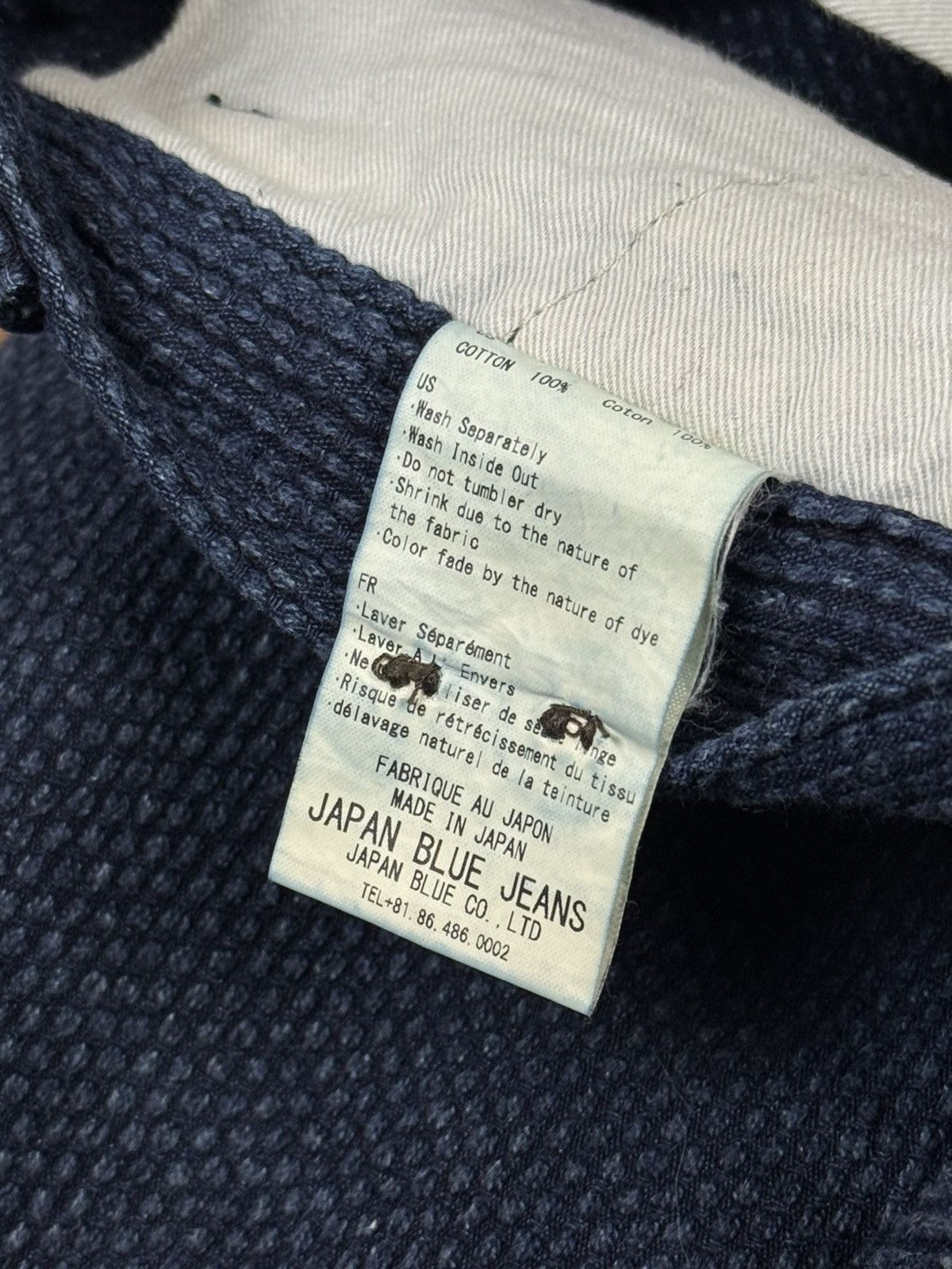 Japan Blue Jeans Japan Blue Jeans 13oz Indigo Sashiko Shorts Size XL Size US 36 / EU 52 - 9 Thumbnail