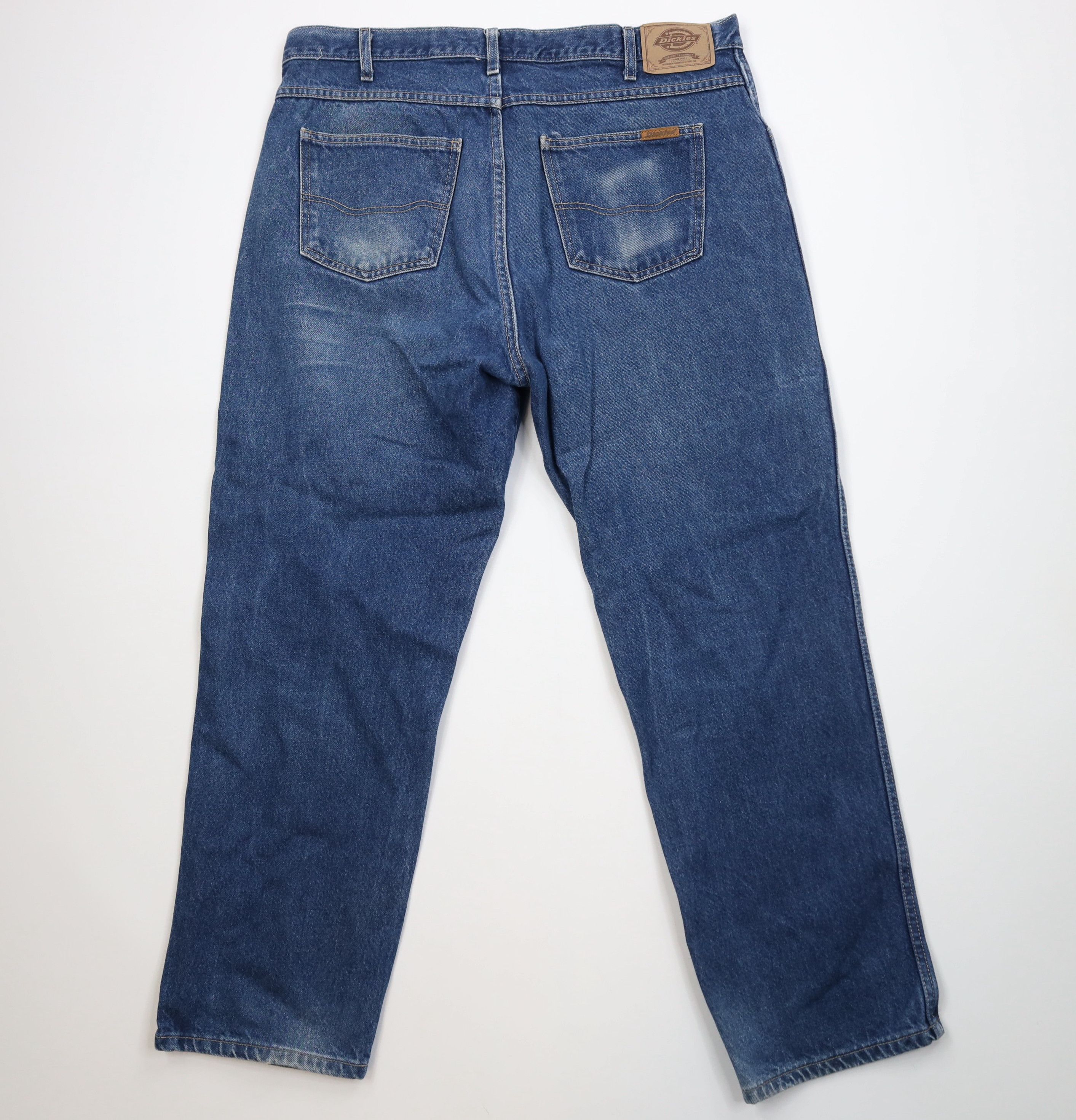 Dickies Vintage 90s Dickies Bootcut Denim Jeans Blue Cotton Workwear Size US 38 / EU 54 - 10 Thumbnail