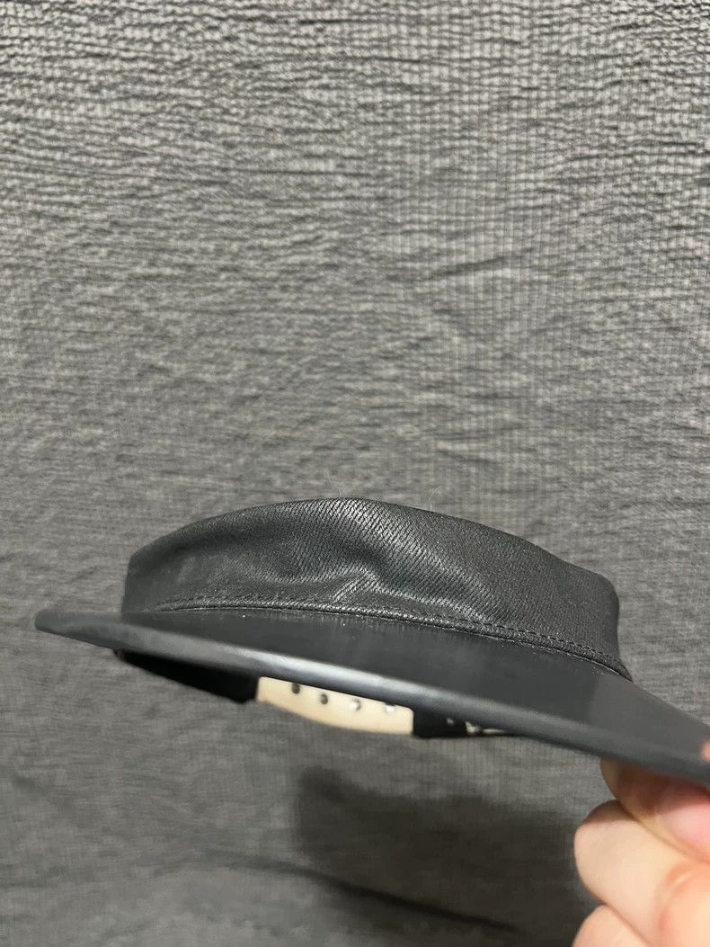 Rick Owens rick owens 15ss Mirror Cowhide Waxed Cowboy Sun Hat 2502-N Size ONE SIZE - 5 Thumbnail