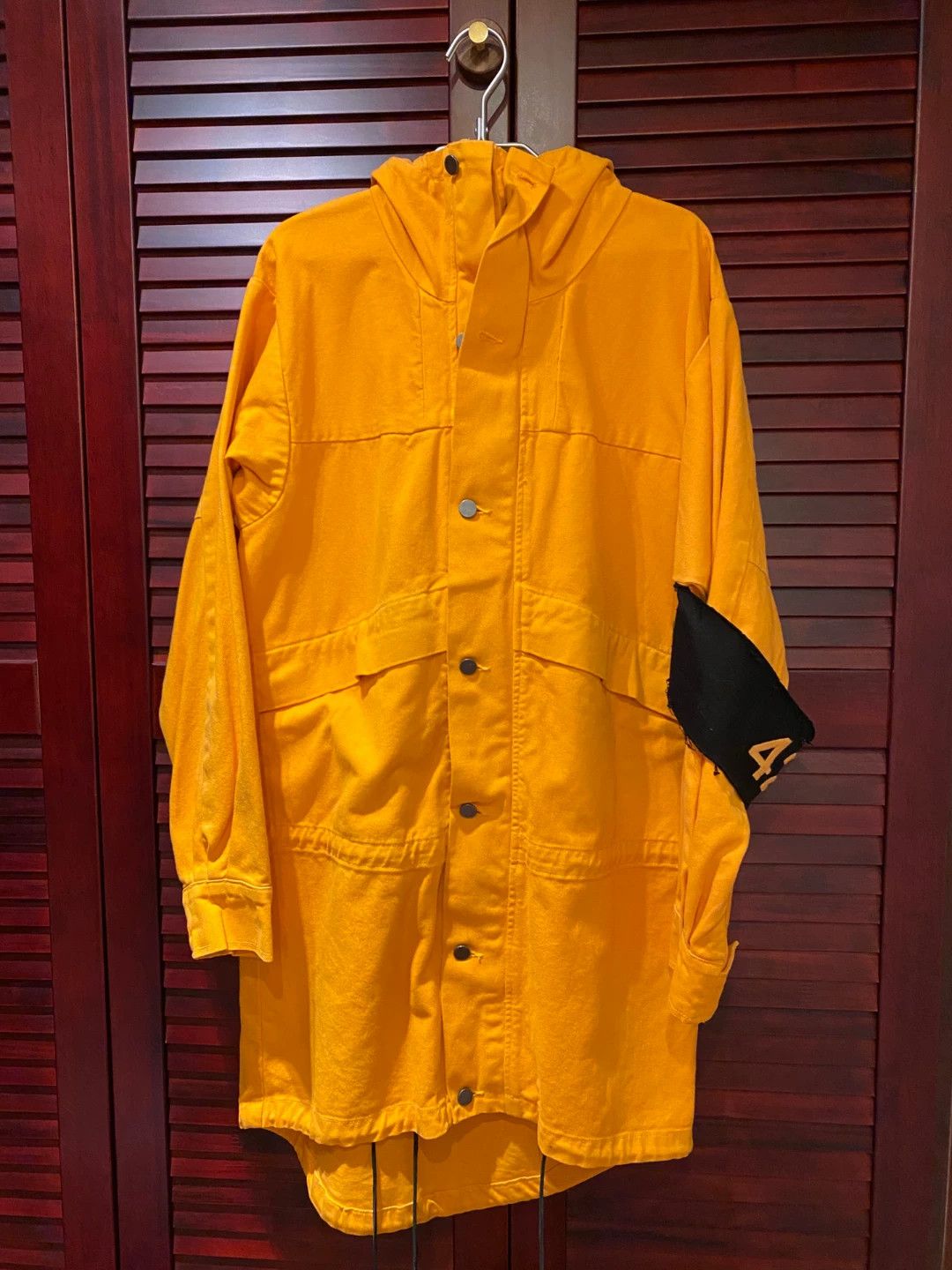 424 424 Men's Orange Long Coat Size US S / EU 44-46 / 1 - 1 Thumbnail