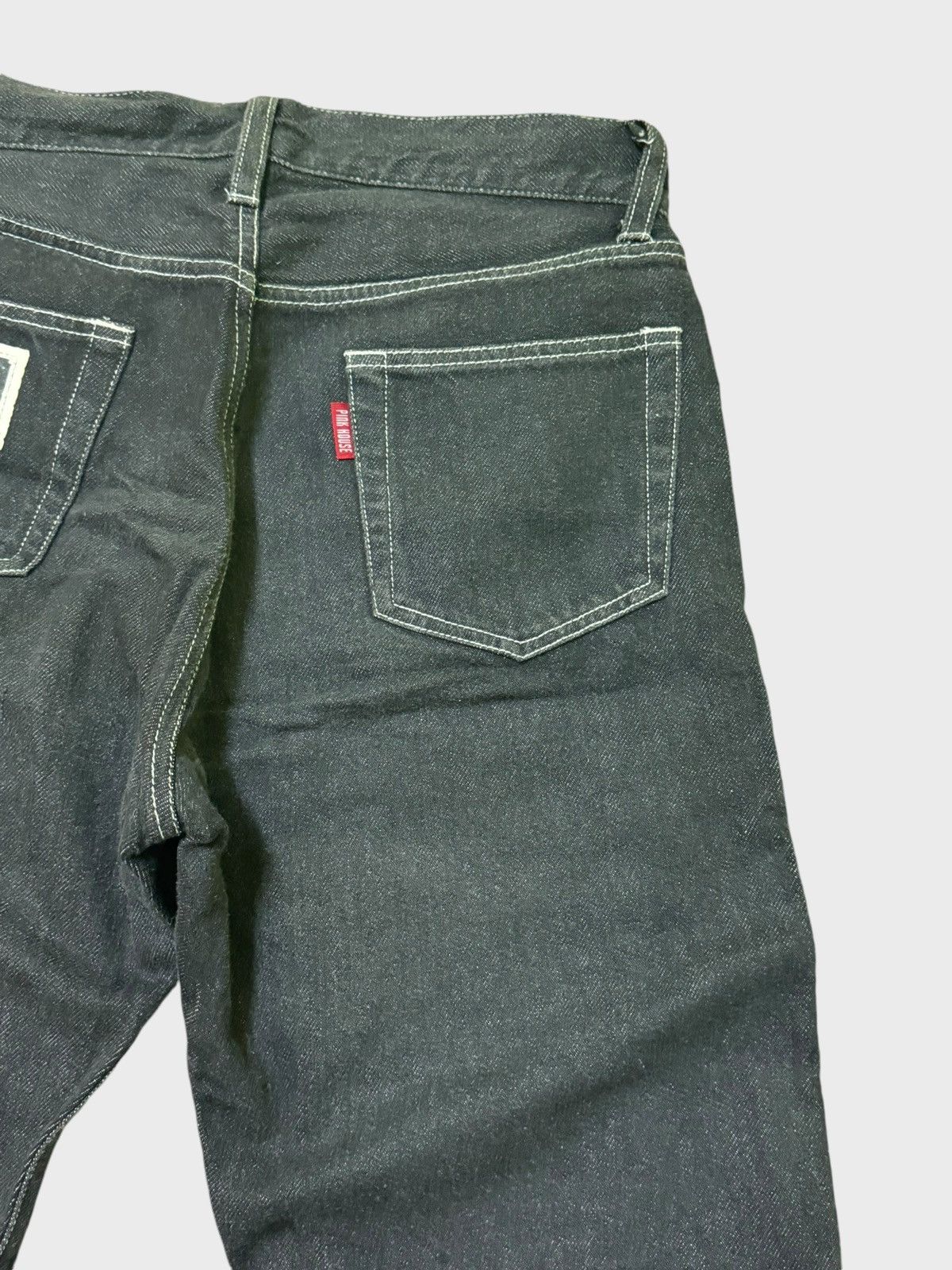 Japanese Brand × Pink House VTG Pink House Embroidered Bear Denim Jeans Size US 29 - 11 Thumbnail