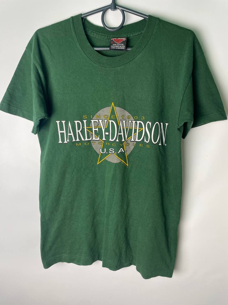 Harley Davidson Vintage 90's rare streetwear Harley Davidson T-shirt Size US S / EU 44-46 / 1 - 1 Thumbnail
