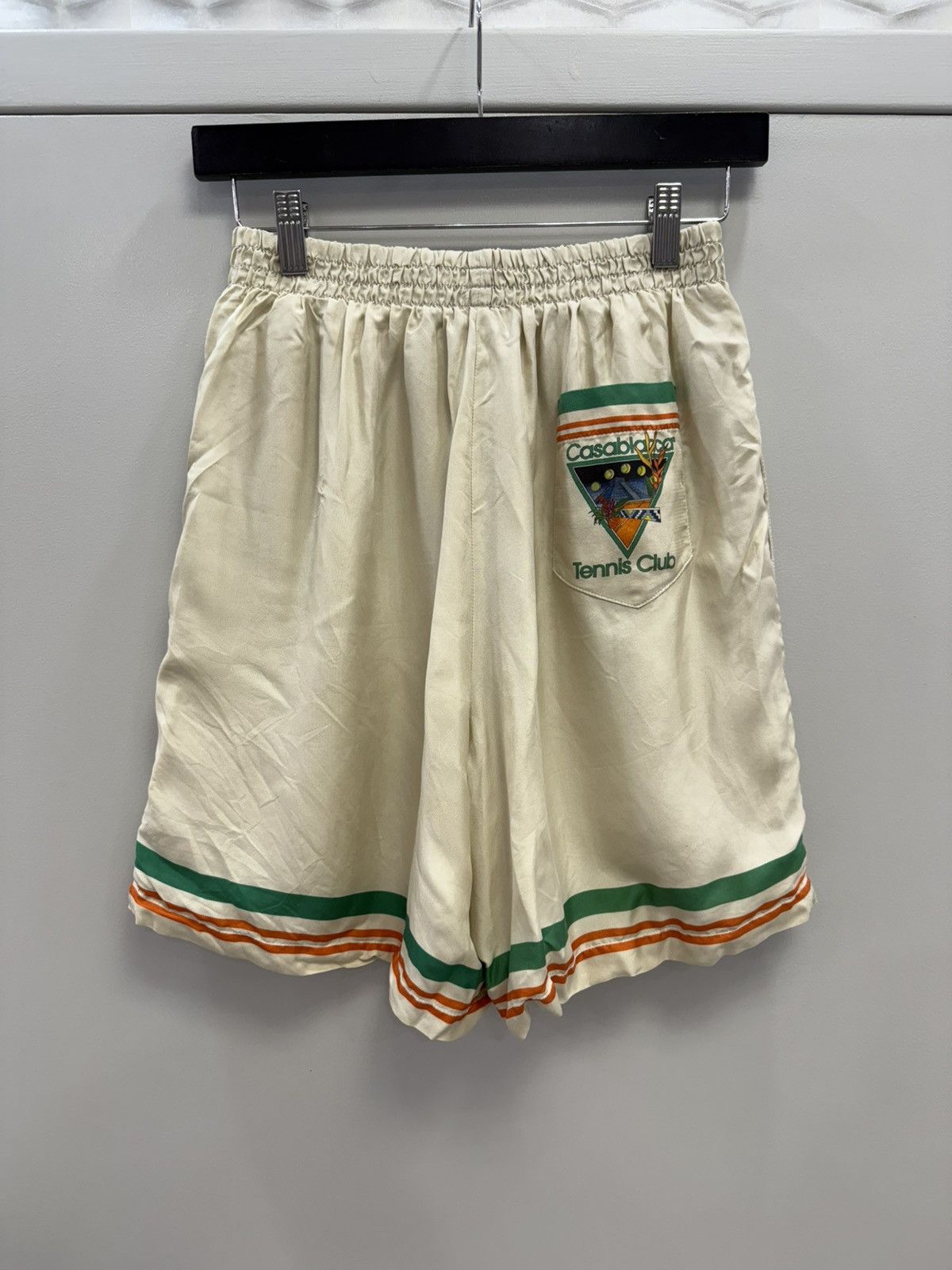 Casablanca Casablanca Silk Tennis Club Shorts Size US 30 / EU 46 - 4 Thumbnail