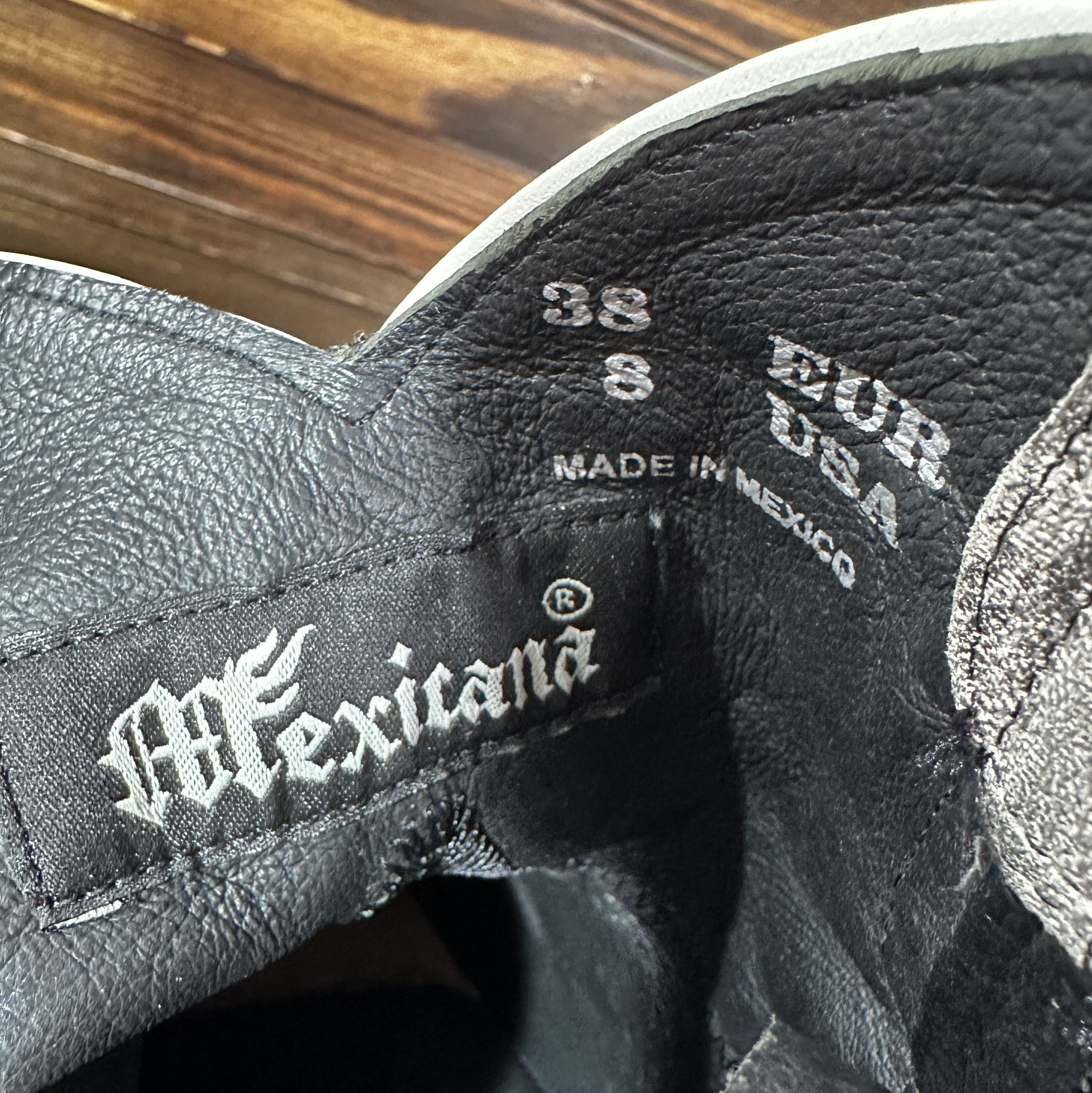 Mexicana MEXICANA TRISTAR 7 Black Grey LEOPARD Boots Made In Mexico Size US 8 / IT 38 - 12 Thumbnail