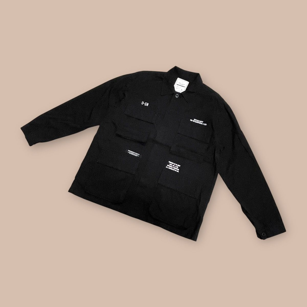 Chocoolate U-SN Black Military Oversized Shirt