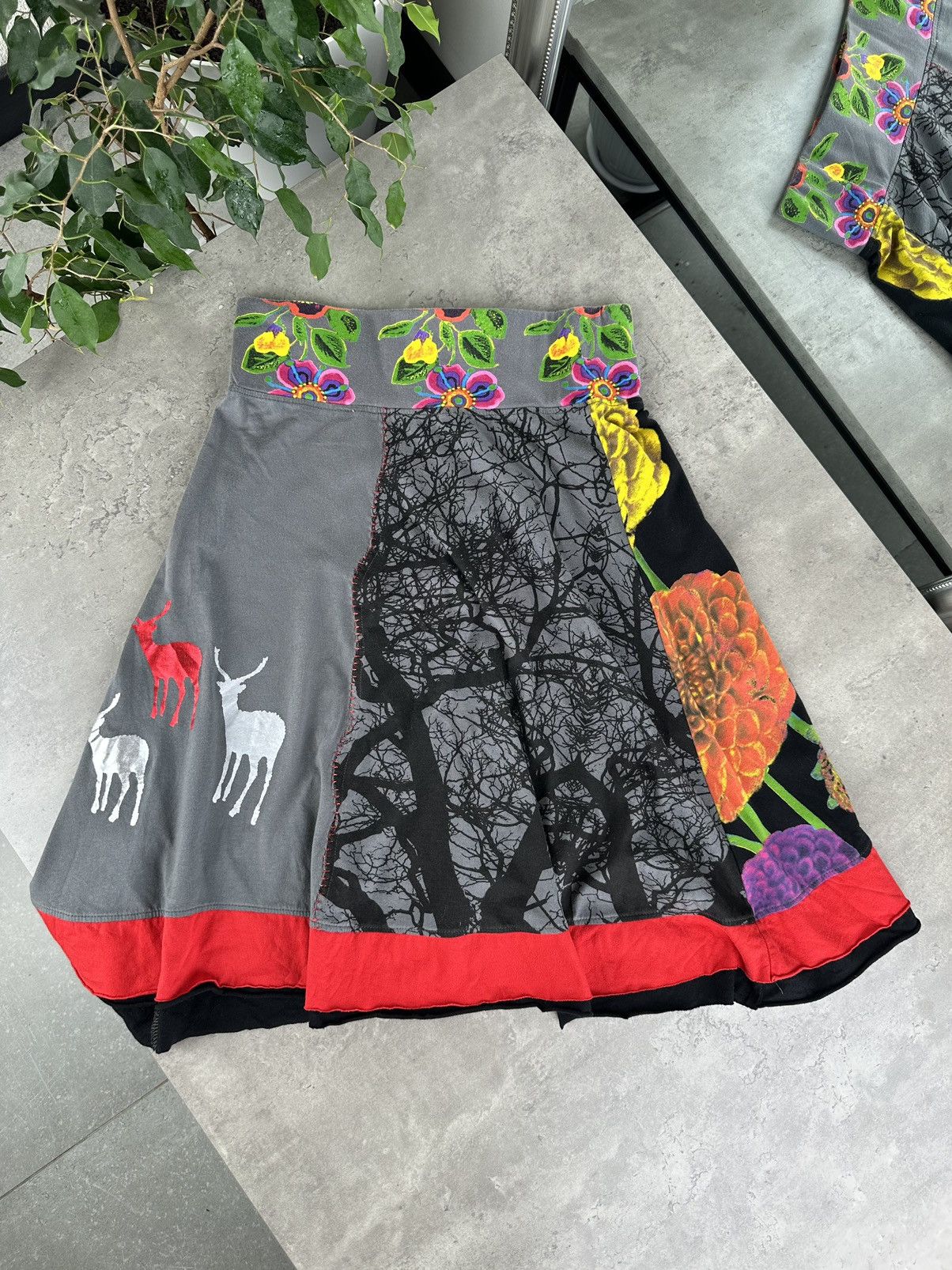 Desigual Desigual Multicolor Flared Skirt Size 28" / US 6 / IT 42 - 7 Thumbnail