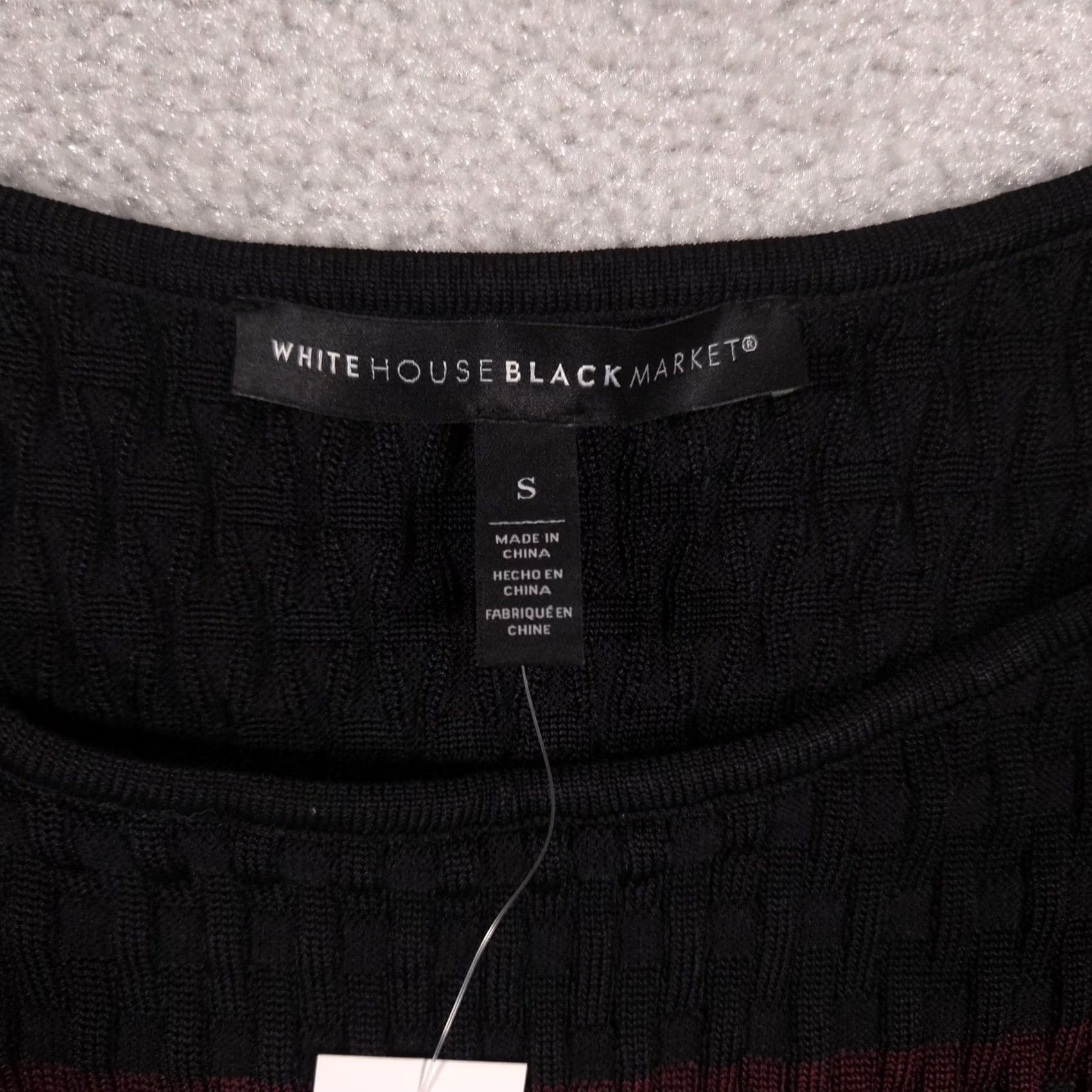 White House Black Market White House Black Market Sweater Tunic Womens S Multicolor Boat Neck Long Sleeve Size S / US 4 / IT 40 - 5 Thumbnail