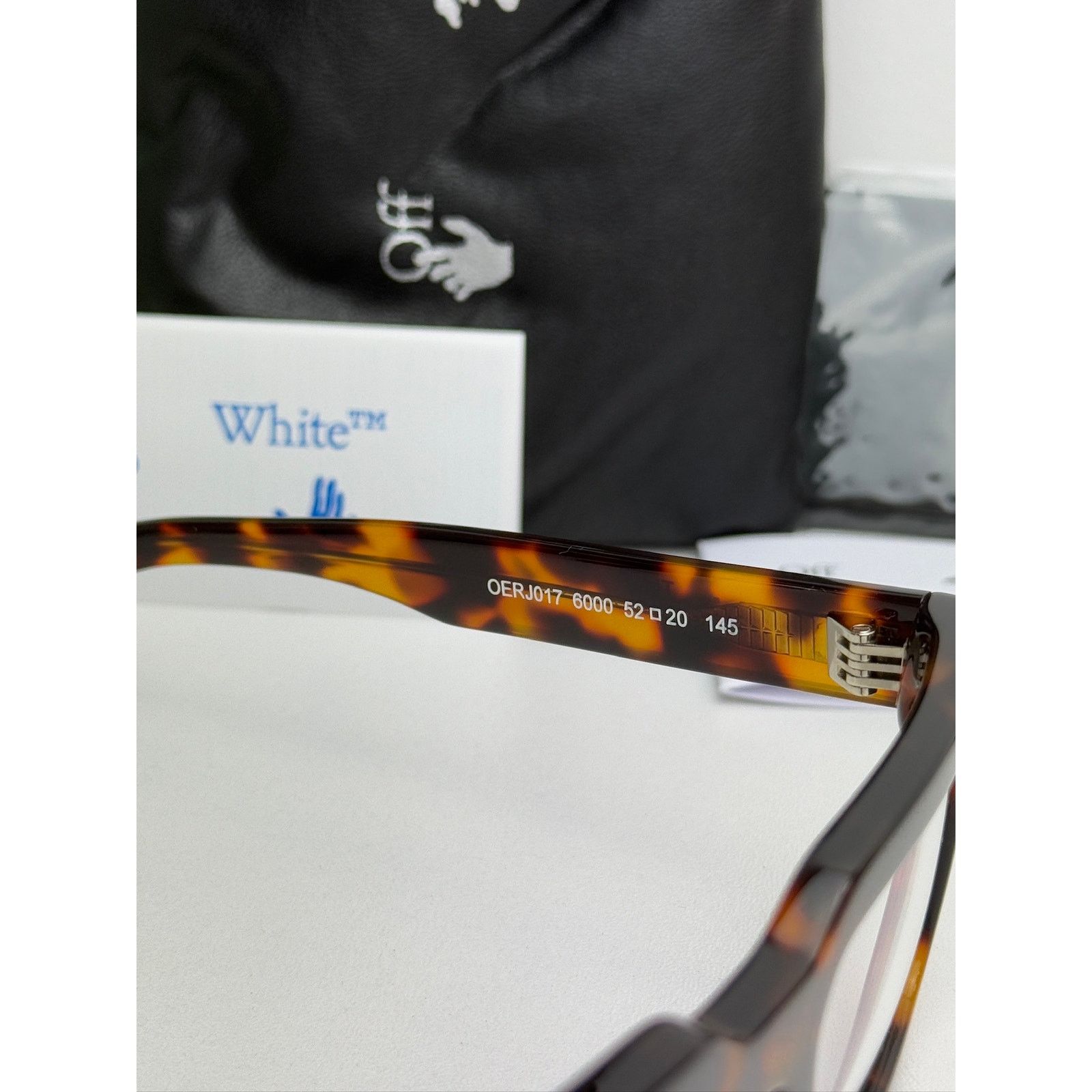 Off-White NEW Off White Style 12 Brown Bluelight Eyeglasses Frames Size ONE SIZE - 6 Thumbnail
