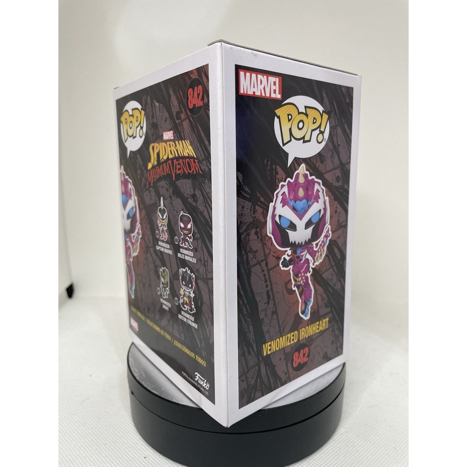Marvel Comics Funko Pop Venomized Ironheart #842 - With Pop Protector Size ONE SIZE - 6 Thumbnail