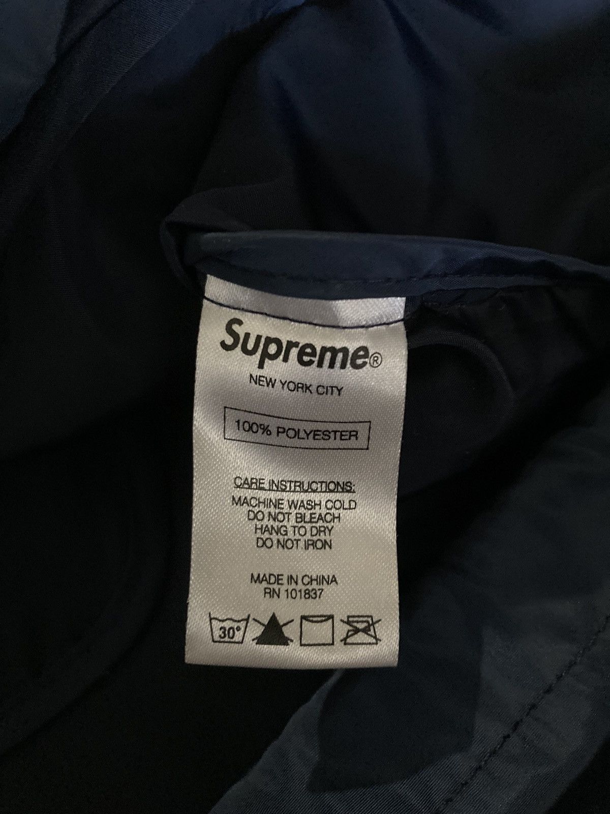 Champion × Supreme SS15 Supreme Champion Anorak Rain Jacket 2015 Collab Navy Size US S / EU 44-46 / 1 - 8 Thumbnail