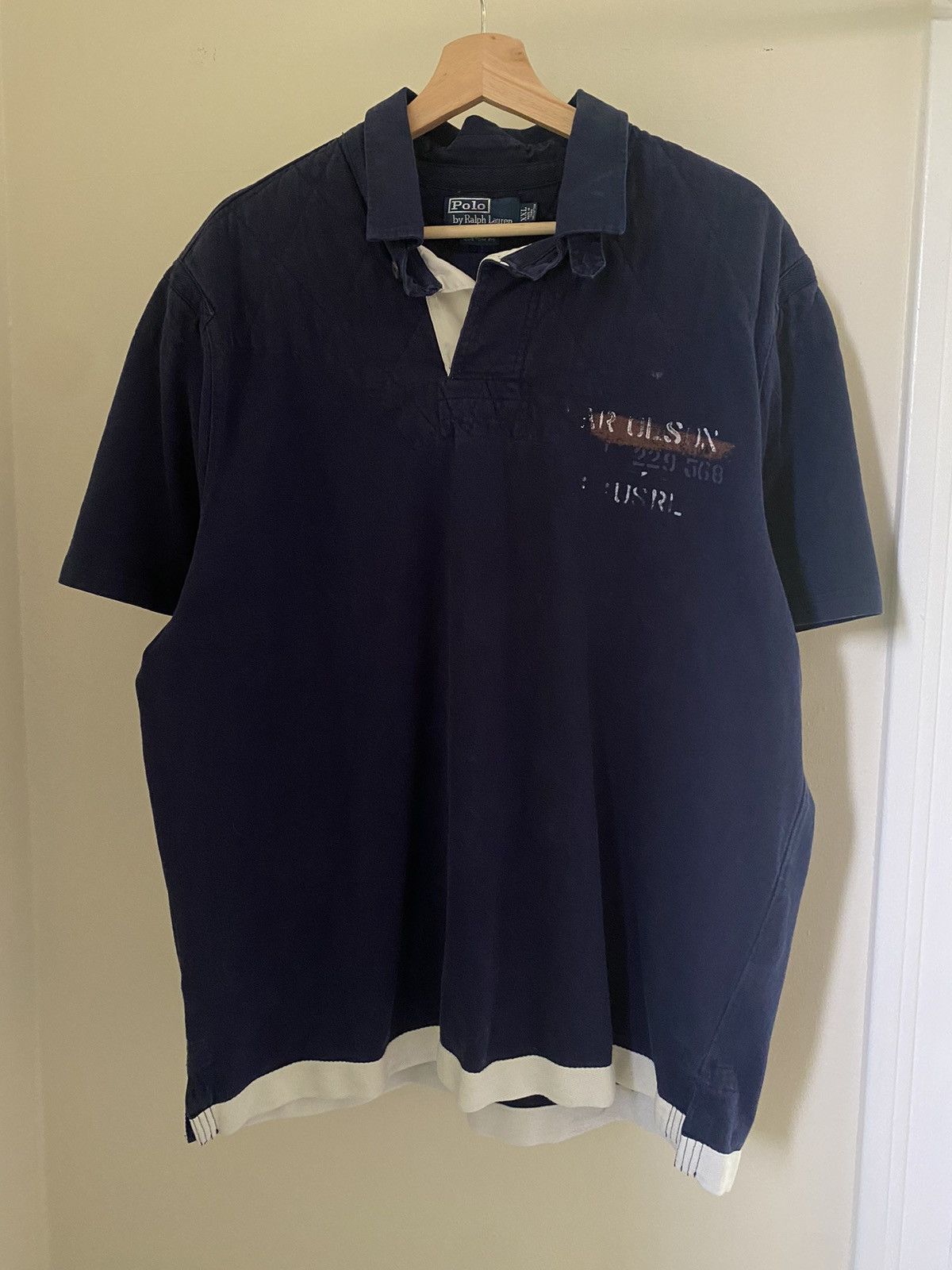 Polo Ralph Lauren × Vintage Vintage Polo Ralph Lauren Short sleeve polo Size US XXL / EU 58 / 5 - 2 Thumbnail
