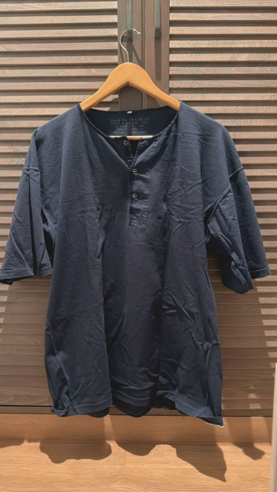 NIGEL CABOURN BLUE TEE