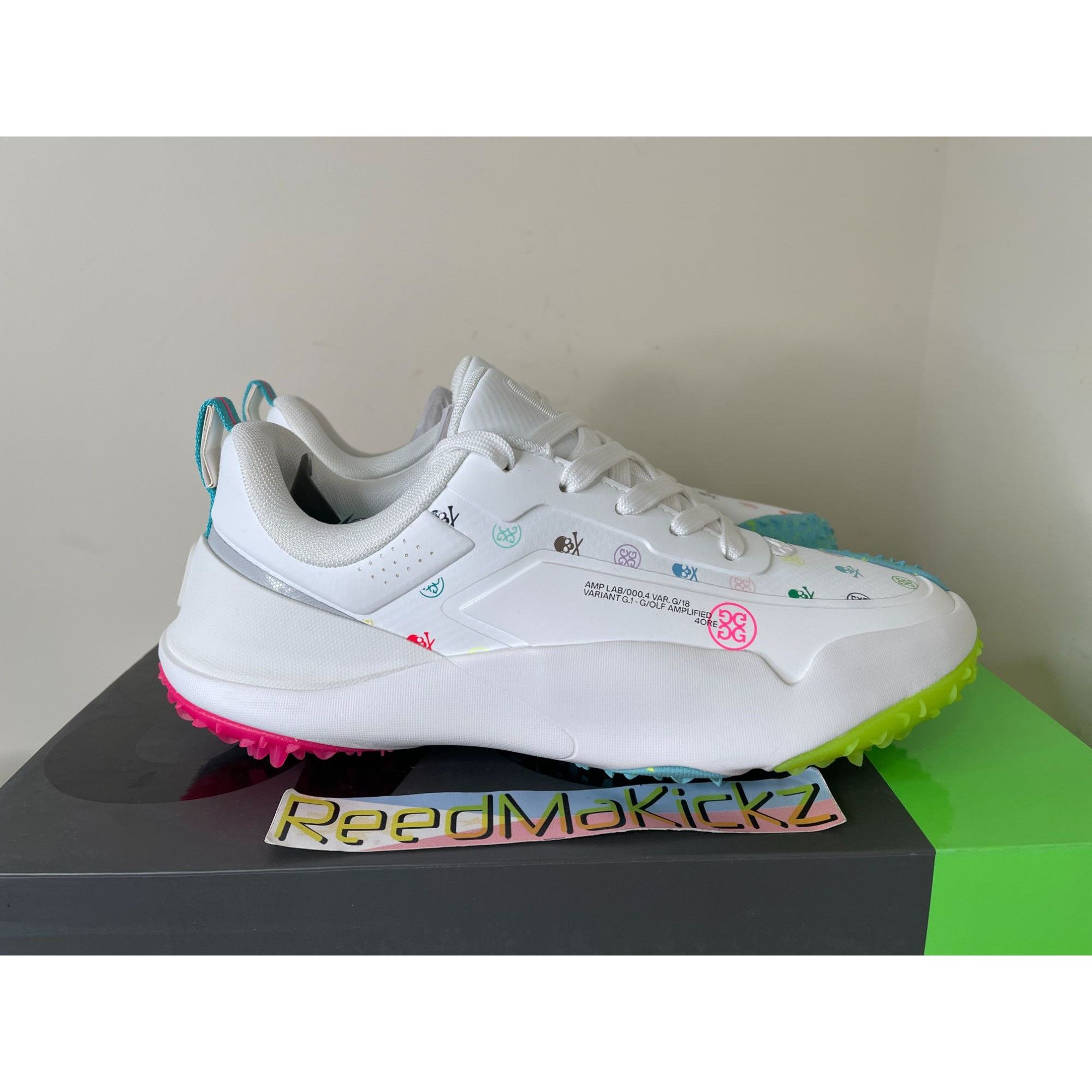 G/FORE G/FORE G/18 GOLF SHOES LIMITED RELEASE ICON SNOW MENS 9US Size US 9 / EU 42 - 2 Thumbnail