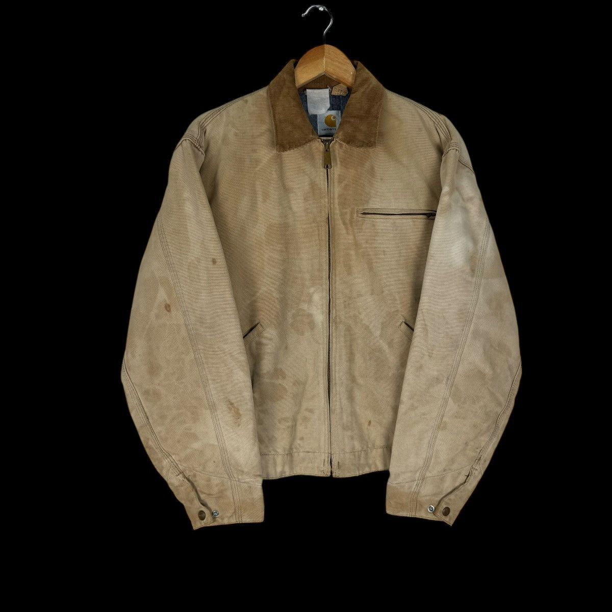 Carhartt × Carhartt Wip × Vintage ☀️80s CARHARTT DETROIT SUN FADED WORKWEAR BUTTON JACKET Size US S / EU 44-46 / 1 - 1 Thumbnail