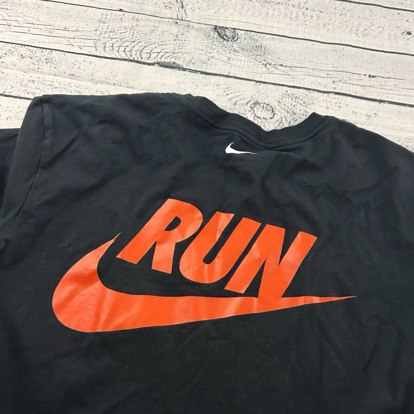Nike Nike Boulder 2024 Short Sleeve T-Shirt Men XL Black Orange Size US XL / EU 56 / 4 - 5 Thumbnail
