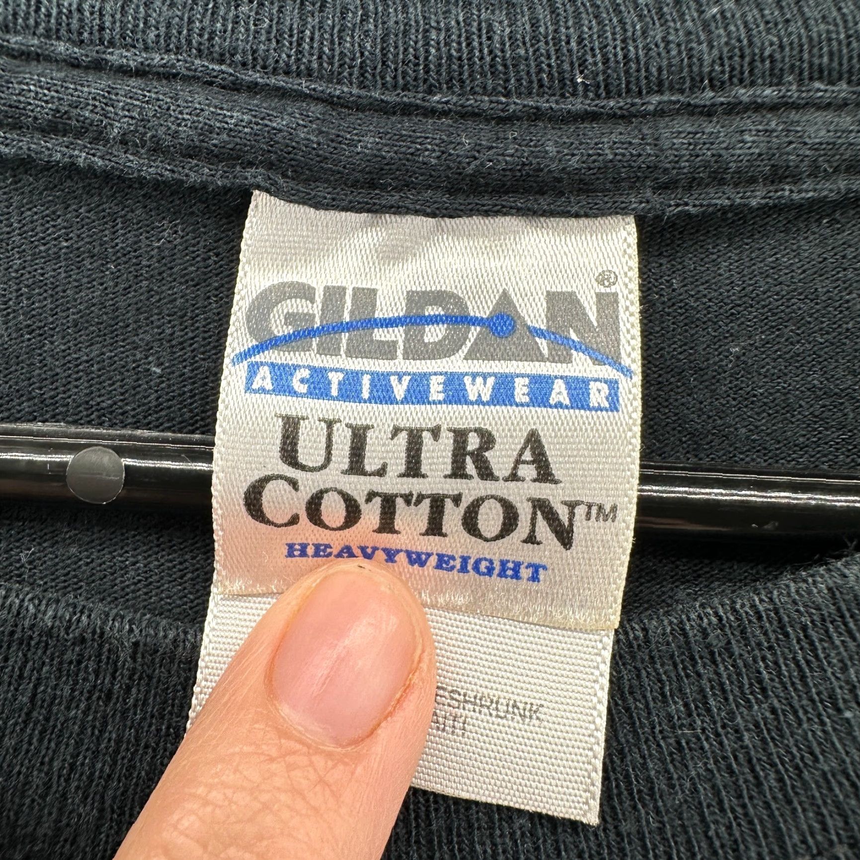 Gildan Gildan T-Shirt Black Men's 2XL Short Sleeve Crew Neck Pullover Easy Care Cotton Classic Subtle Near Ultra Cotton 2XL Mens Size US XXL / EU 58 / 5 - 4 Thumbnail
