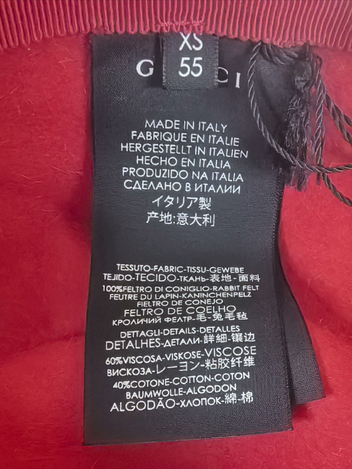 Gucci Runway wool hat red Size ONE SIZE - 9 Thumbnail