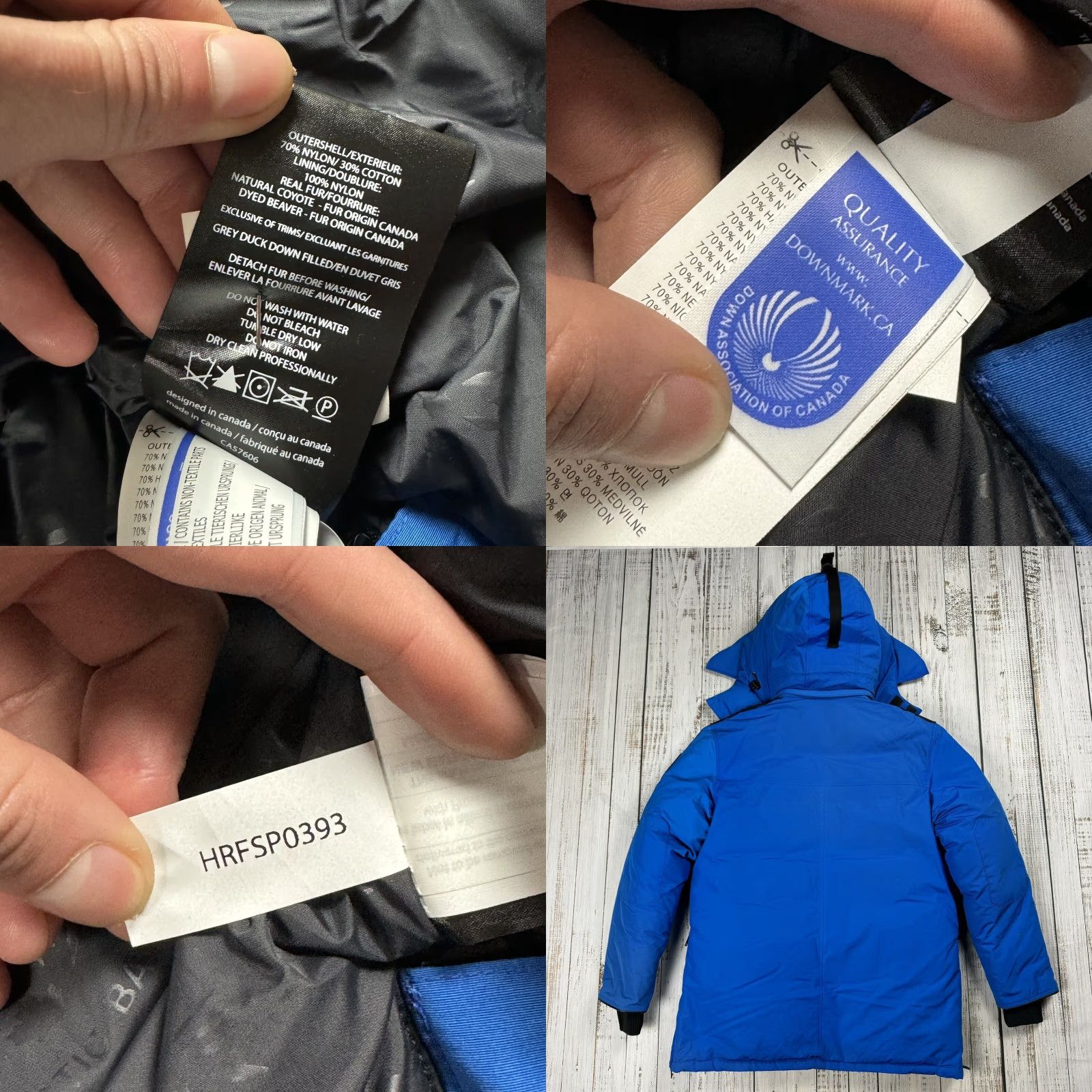 Vintage Arctic Bay Canada DOWN GOOSE NUNAVUT PARKA LARGE L WARM royal blue MSRP ,350 Size US L / EU 52-54 / 3 - 9 Thumbnail