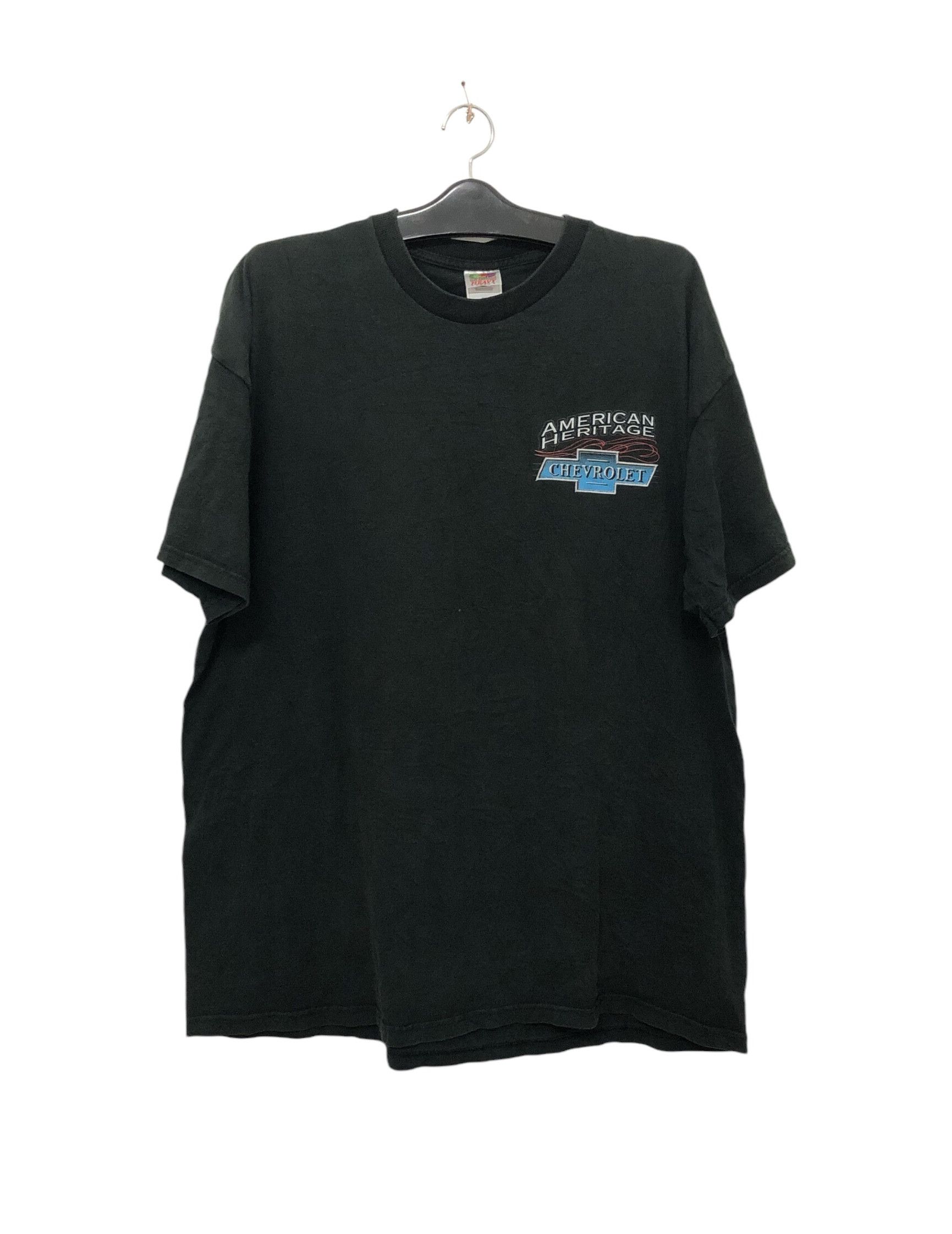 Fruit Of The Loom × Vintage Vintage American Heritage Chevrolet Tshirt Size US XXL / EU 58 / 5 - 2 Thumbnail