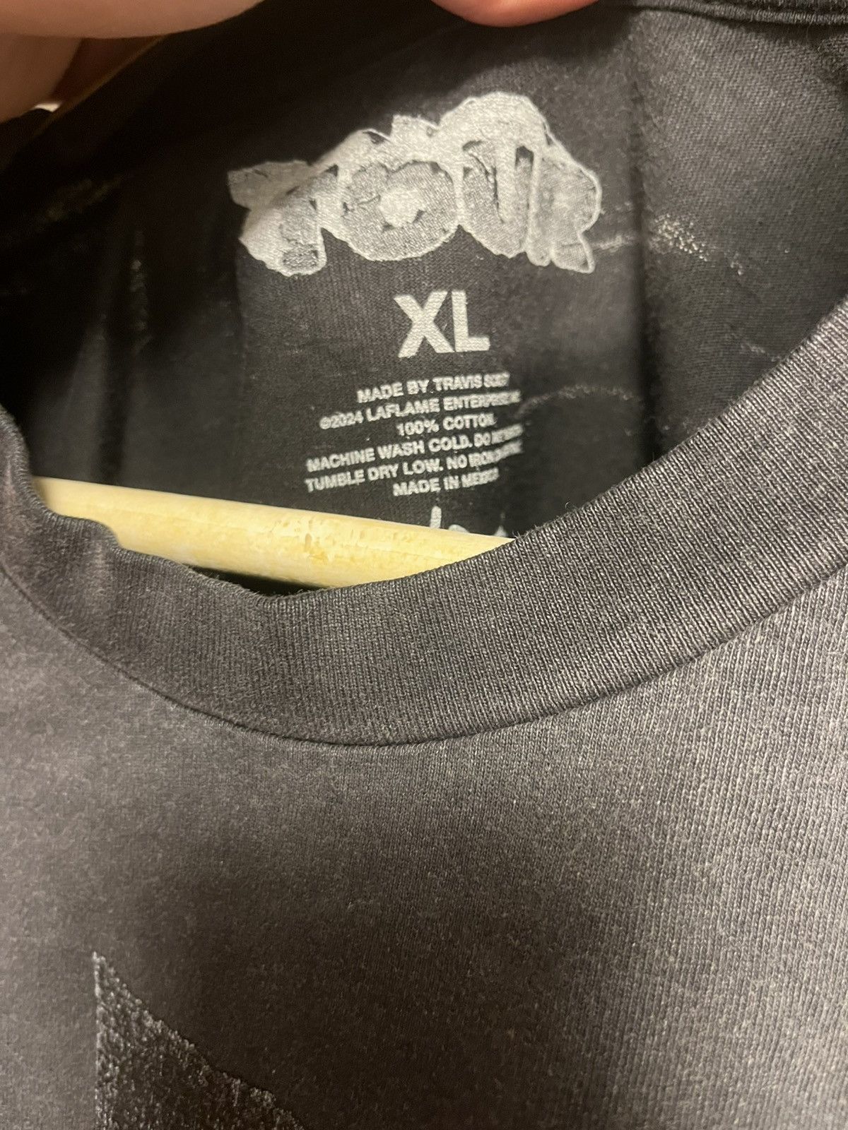 Travis Scott Travis Scott Circus Maximus Tour MetLife Exclusive Cross Tee Size US XL / EU 56 / 4 - 3 Thumbnail