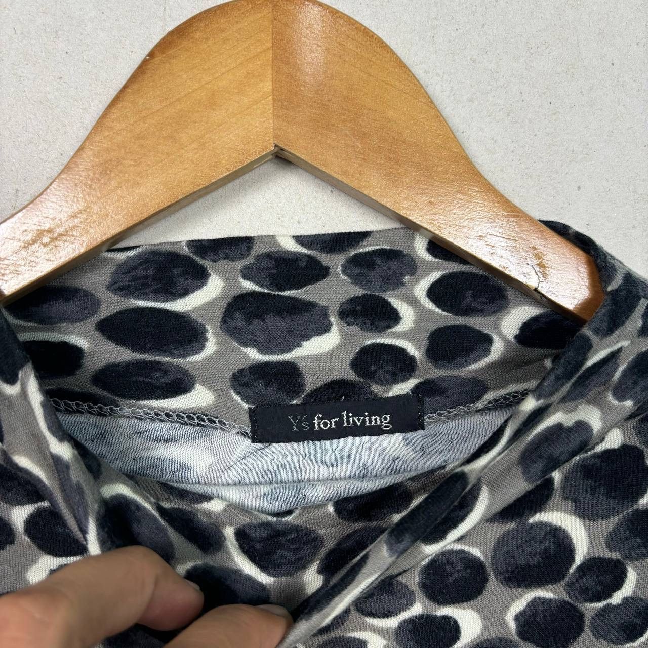 Yohji Yamamoto Yohji Yamamoto Y’s For Living Leopard Turtleneck Crop Tshirt Size US S / EU 44-46 / 1 - 4 Thumbnail