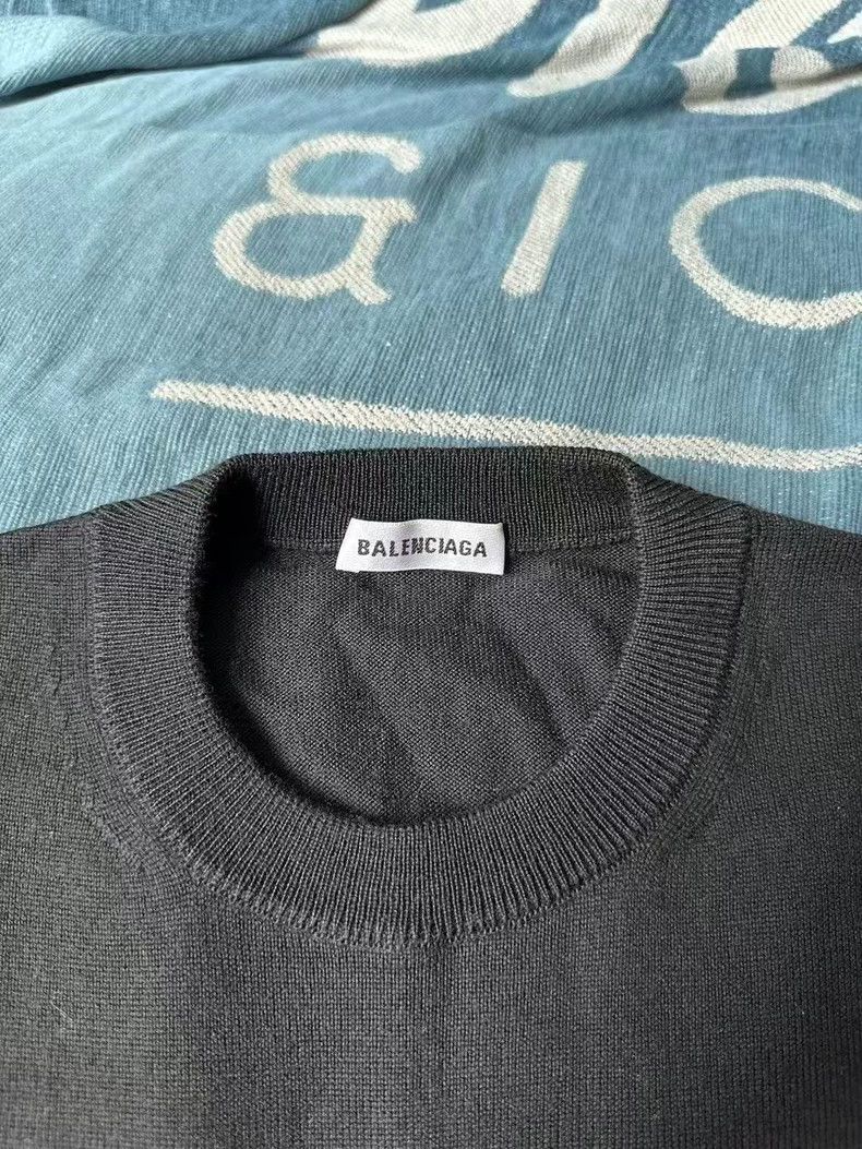 Balenciaga Balenciaga Crown Wheat Pattern Sweater Size US XS / EU 42 / 0 - 2 Thumbnail