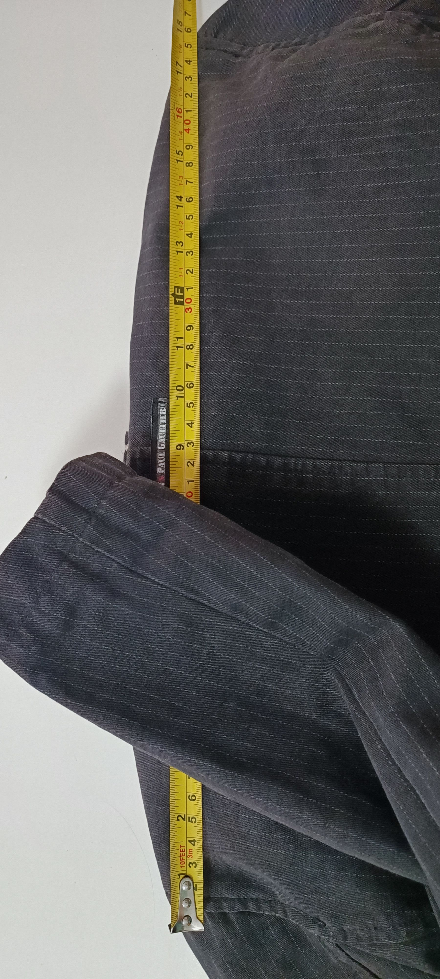 Jean Paul Gaultier Striped gray cotton jacket Size US S / EU 44-46 / 1 - 12 Thumbnail