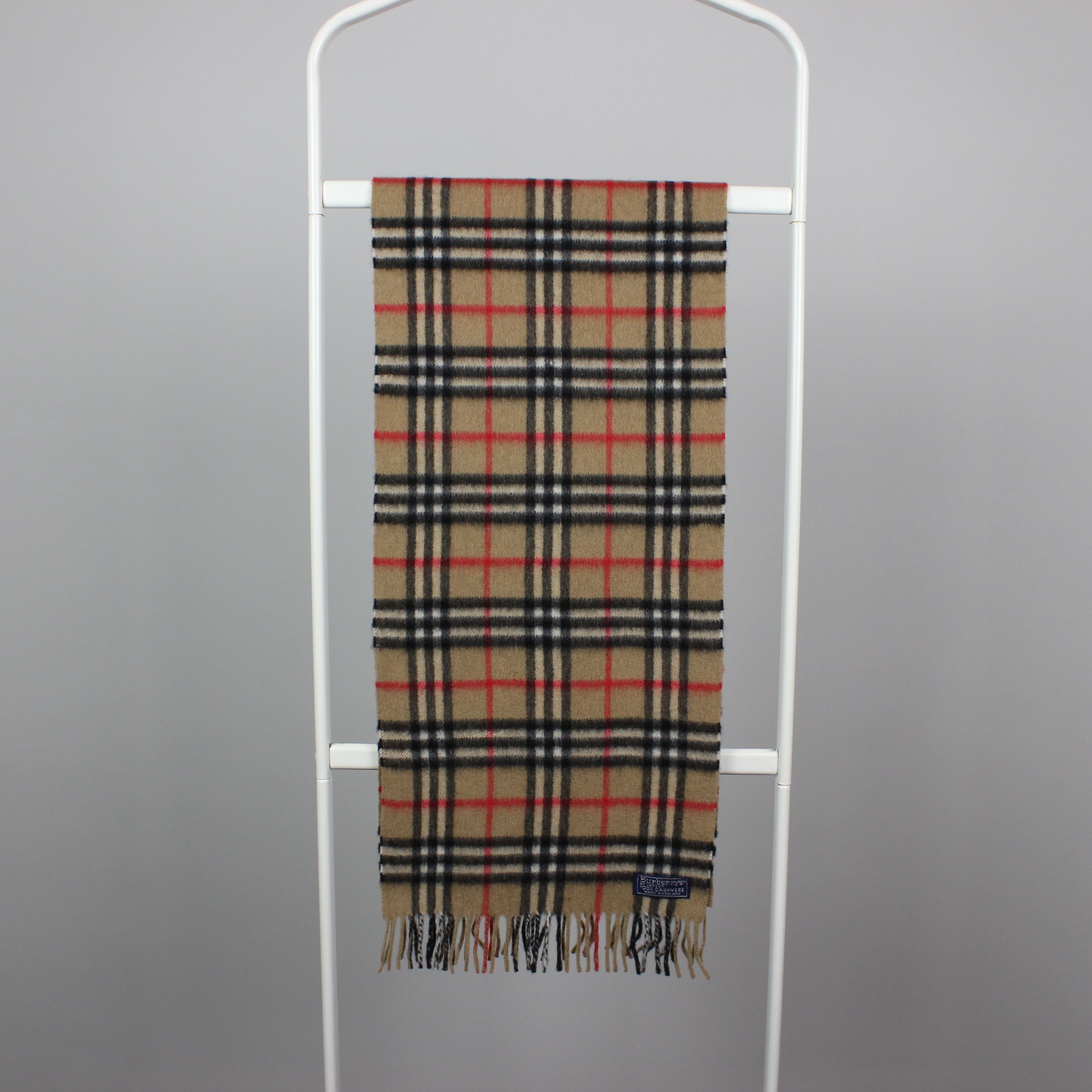 Burberry Burberry scarf pure cashmere wool nova full beige 0006 Size ONE SIZE - 2 Thumbnail
