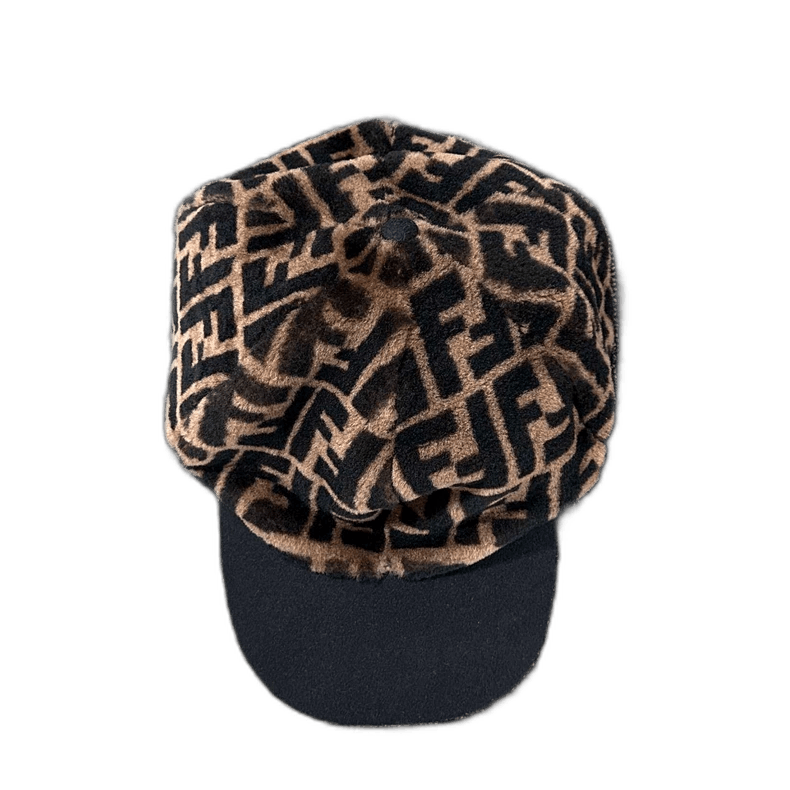 Fendi fendi brown printed newsboy cap Size ONE SIZE - 1 Thumbnail
