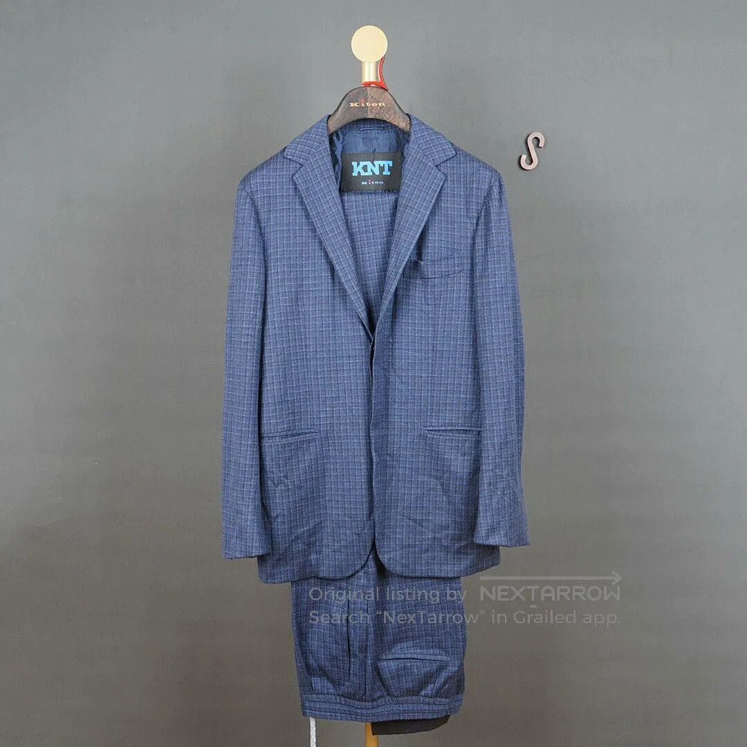 Kiton Designer Pants with Elastic Waistband.