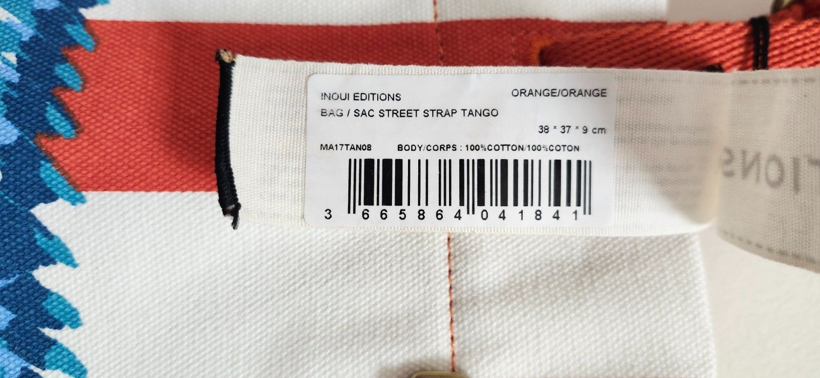 Other INOUI Editions Street Bag – Tango Orange Size ONE SIZE - 4 Thumbnail