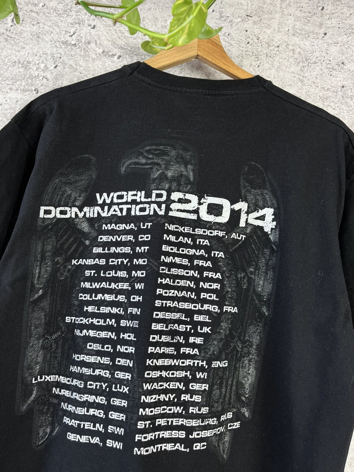 Band Tees × Vintage Slayer - world tour skull merch t-shirt B Size US L / EU 52-54 / 3 - 5 Thumbnail