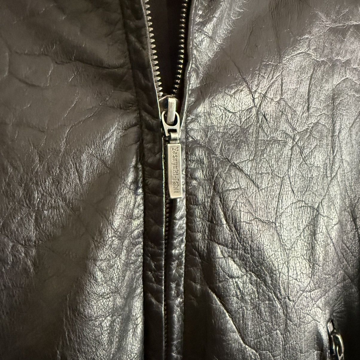 Yasuyuki Ishii Yasuyuki Ishii Cow Leather Double Zip Riders Jacket Size US S / EU 44-46 / 1 - 4 Thumbnail