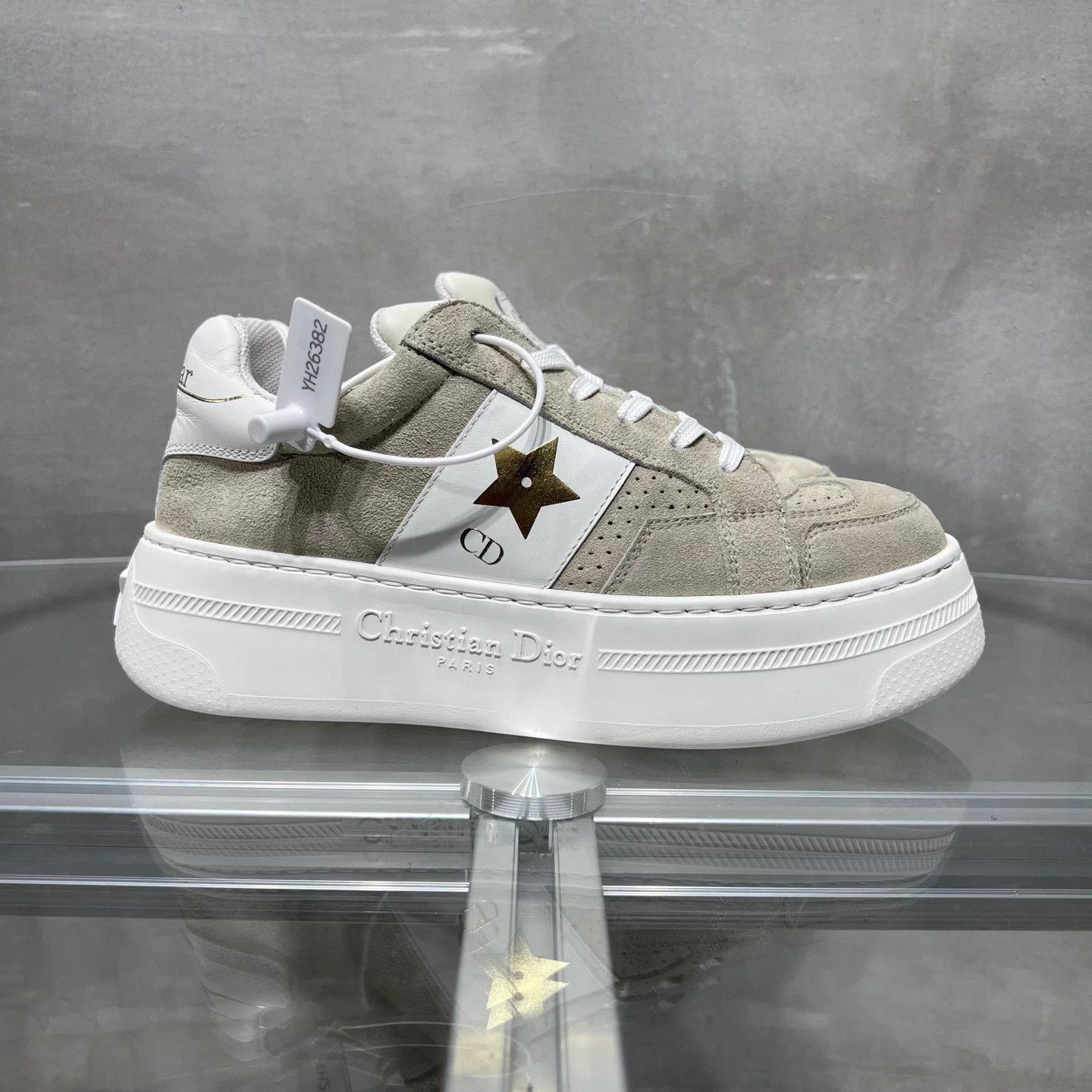 Dior Dior Star Pentagram Platform Cracker 35 YH26381 Size US 4.5 / IT 34.5 - 4 Thumbnail