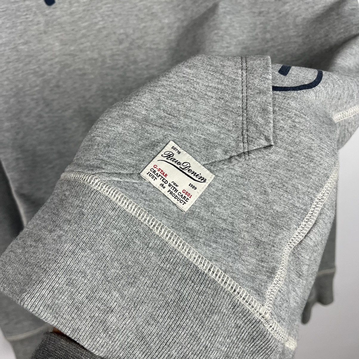 G-Star G-Star Raw Avant Garde Sweatshirt Y2K Men’s Size M Gray Top Size US M / EU 48-50 / 2 - 4 Thumbnail