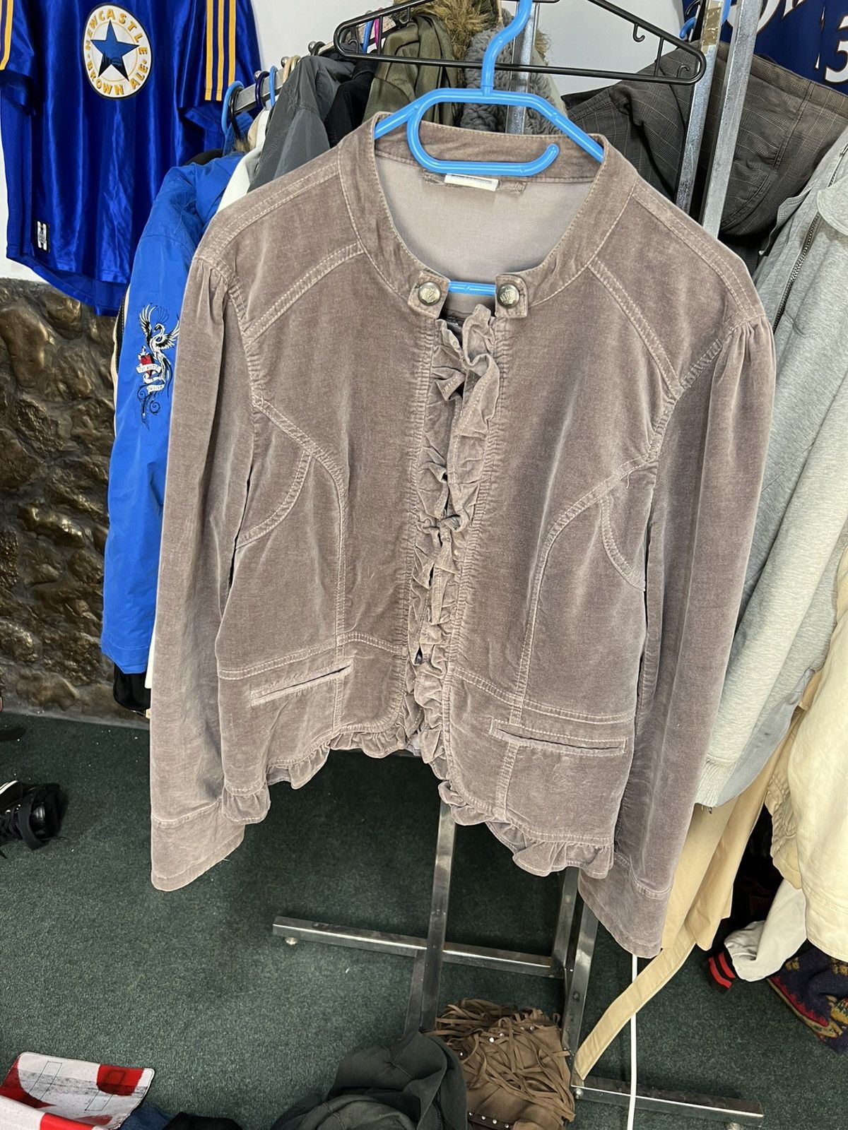 Japanese Brand Vintage Y2K Japanese Flared Napoleon Style Blazer Jacket Size XL / US 12-14 / IT 48-50 - 1 Thumbnail