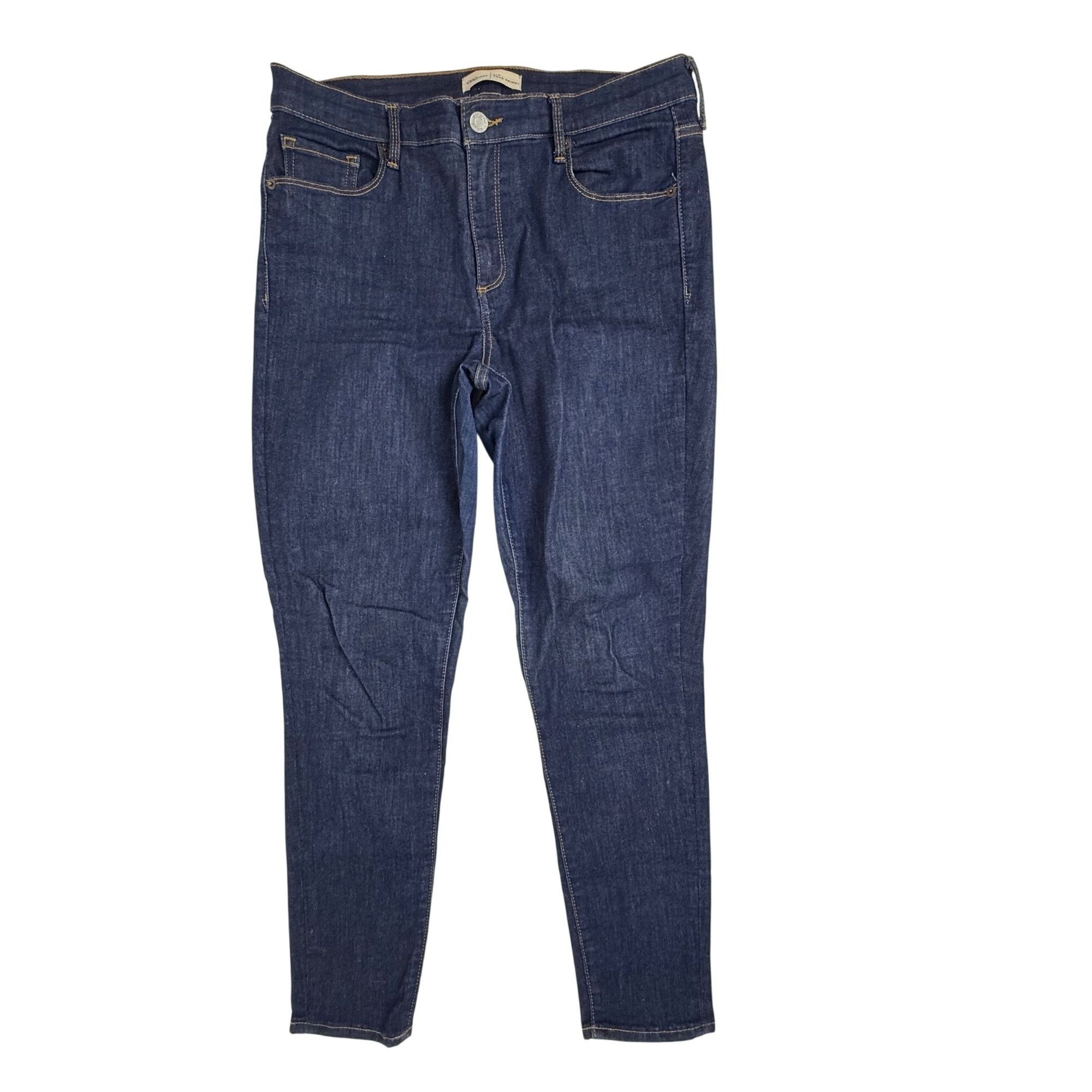 Gap Gap 1969 Women's True Skinny Dark Wash Jeans Stretch Denim S Size 34" / US 12 / IT 48 - 1 Thumbnail