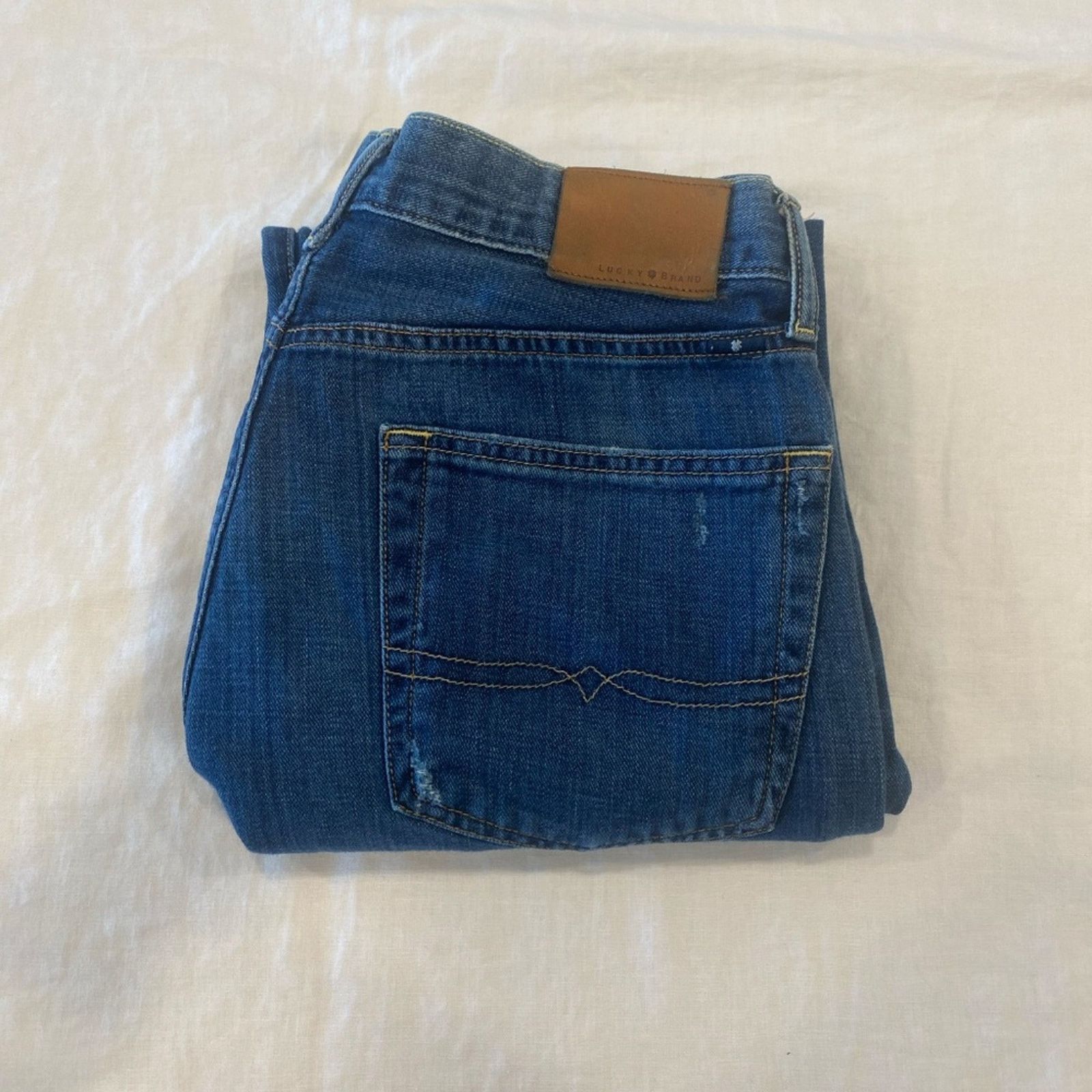 Lucky Brand Lucky Brand Men's 221 Original Straight Jeans - 32x30 Size US 32 / EU 48 - 10 Thumbnail