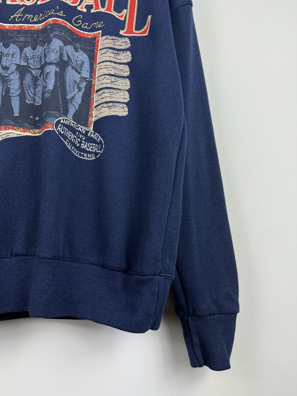 American Eagle Outfitters × Vintage Vintage 90’s American Eagle Outfitters Baseball Sweatshirt Size US M / EU 48-50 / 2 - 4 Thumbnail