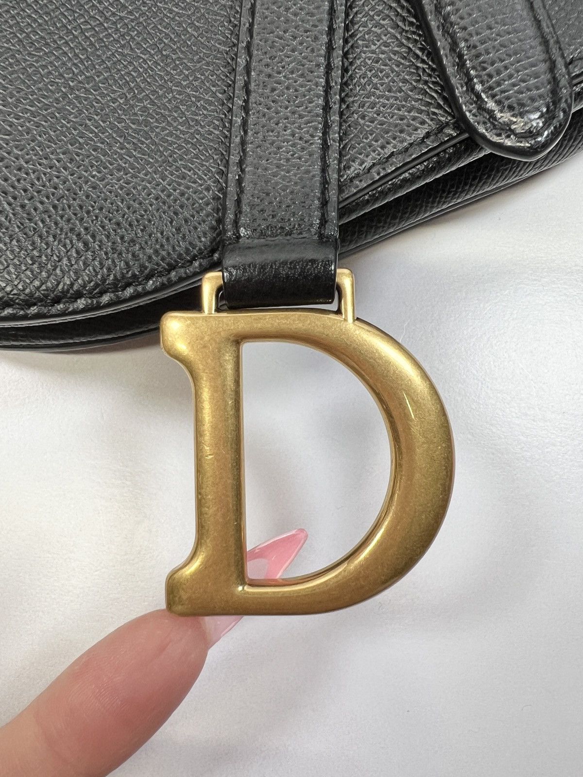Dior CD Christian Dior Saddle Mini Shoulder Handle Bag Purse Size ONE SIZE - 9 Thumbnail