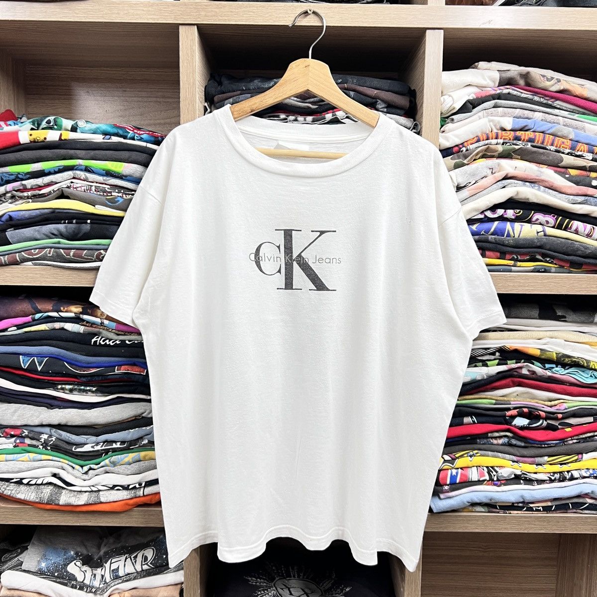 Calvin Klein VTG CALVIN KLEIN SINGLE STITCH Size US XL / EU 56 / 4 - 1 Thumbnail