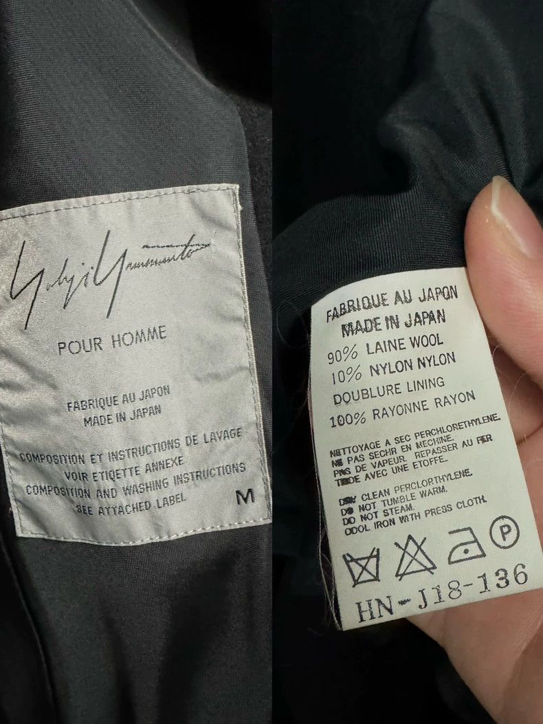 Yohji Yamamoto Yohji Yamamoto 99aw Musician Pleated Cashmere Coat 2502-Ne Size US M / EU 48-50 / 2 - 8 Thumbnail