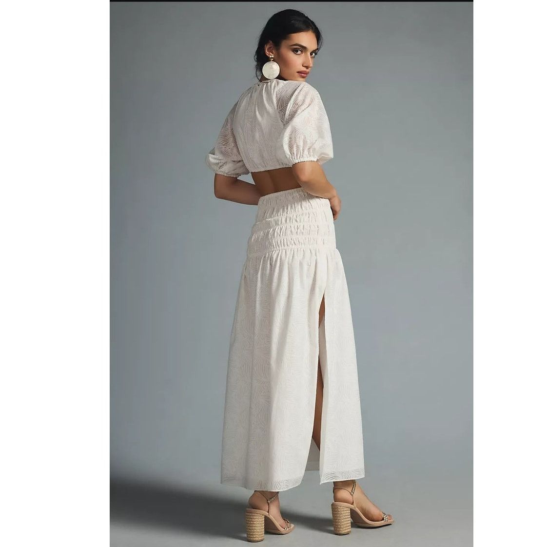 Anthropologie New Anthropologie Significant Other Zofia Midi Dress $362 Size M / US 6-8 / IT 42-44 - 3 Thumbnail